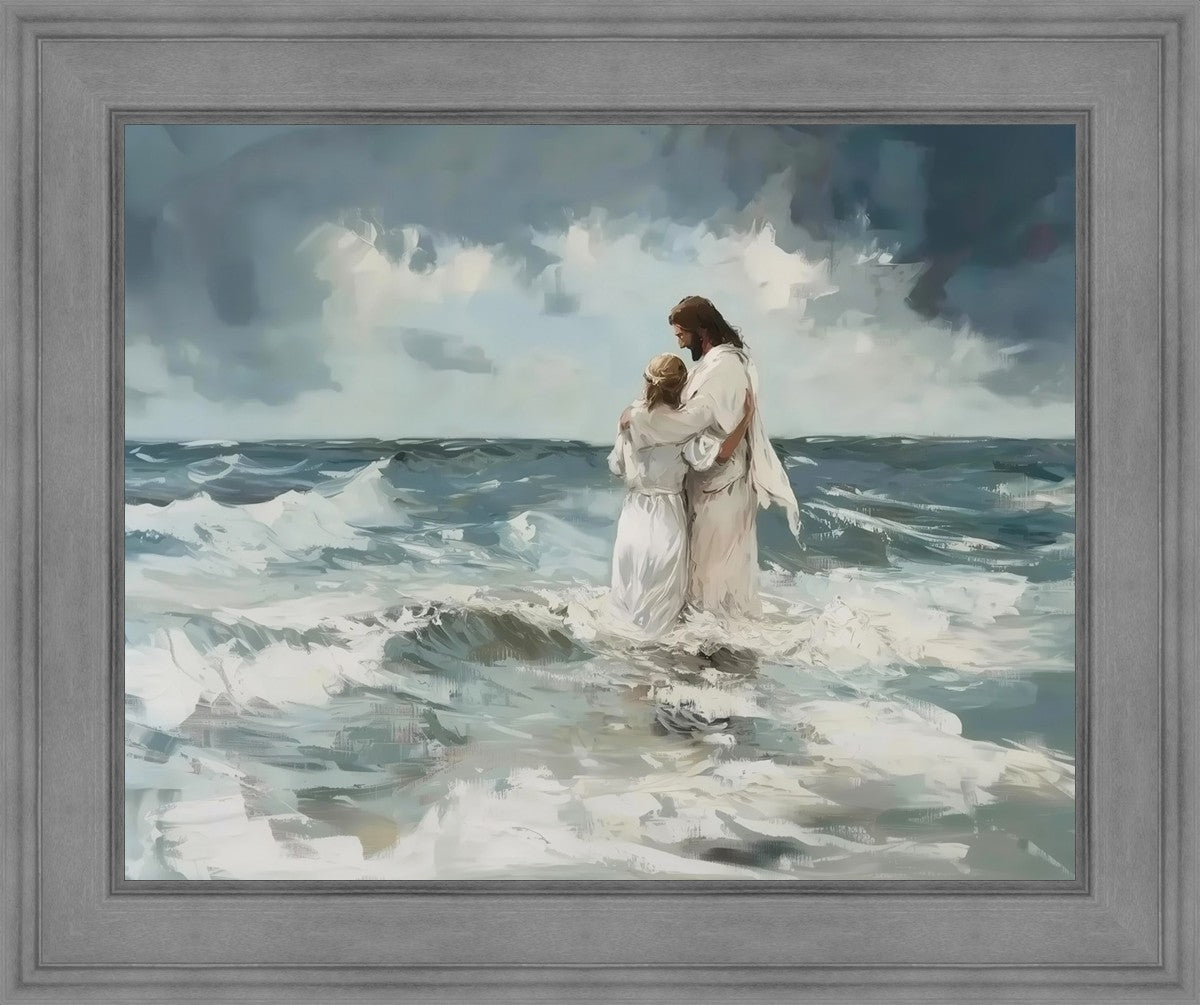 Be Still By Gabriel Heaton - Inspirational Christian Wall Art for Home & Office Decor - Perfect for Living Room, Bedroom, or Gift