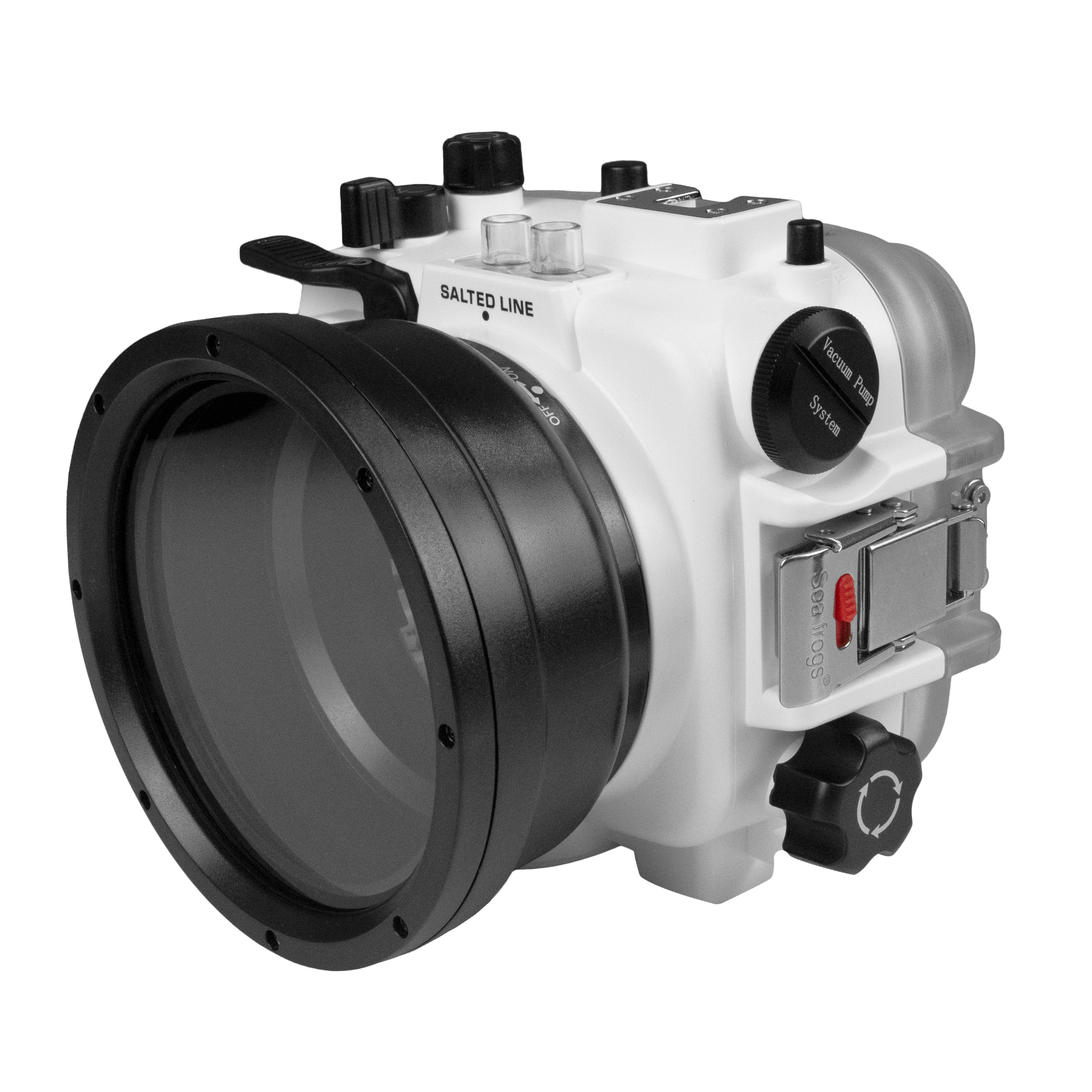 Waterproof Housing Case for Sony RX1xx Series Cameras - 60M/195FT Underwater Protection, Saltwater Resistant (White) - Perfect for Scuba Diving, Snorkeling & Water Sports Photography