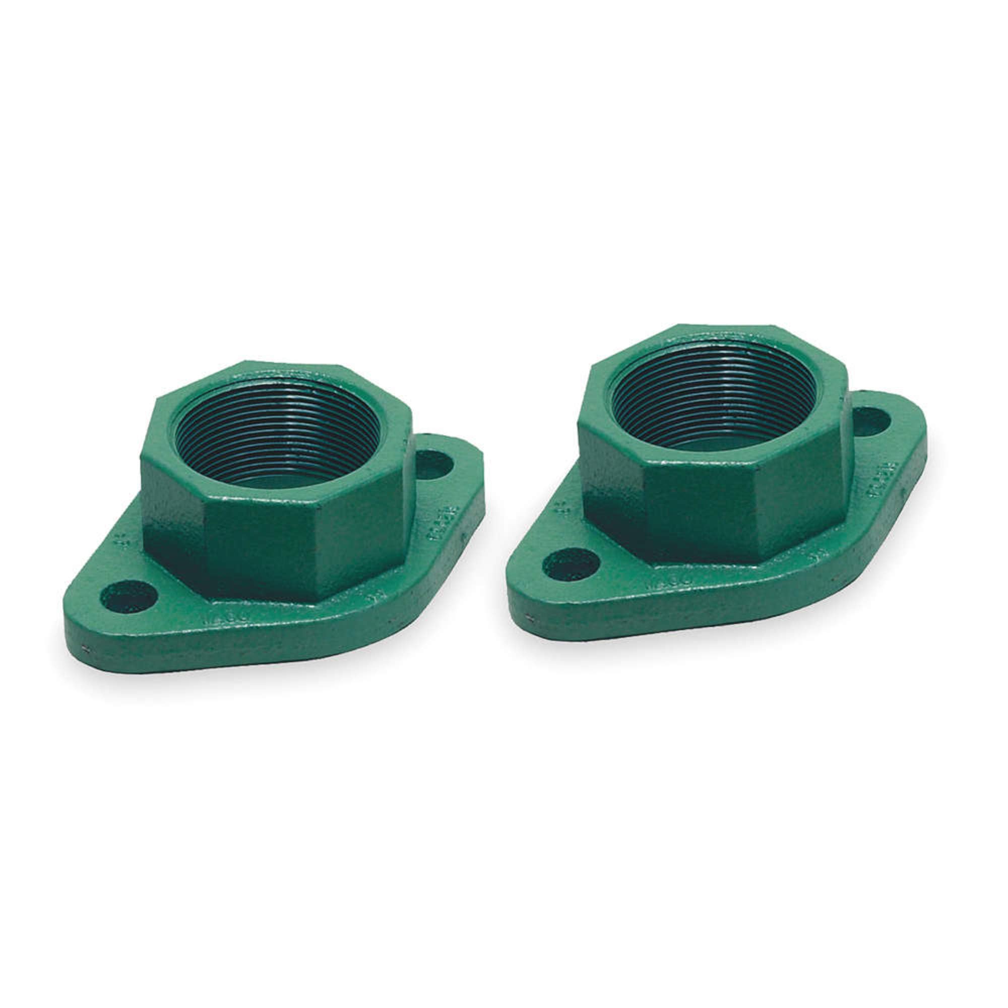 1-1/4 Inch Cast Iron Flange - Heavy Duty Pipe Fitting for Plumbing & HVAC Systems - 2-Pack (Use for Water Supply, Drainage & Industrial Piping)