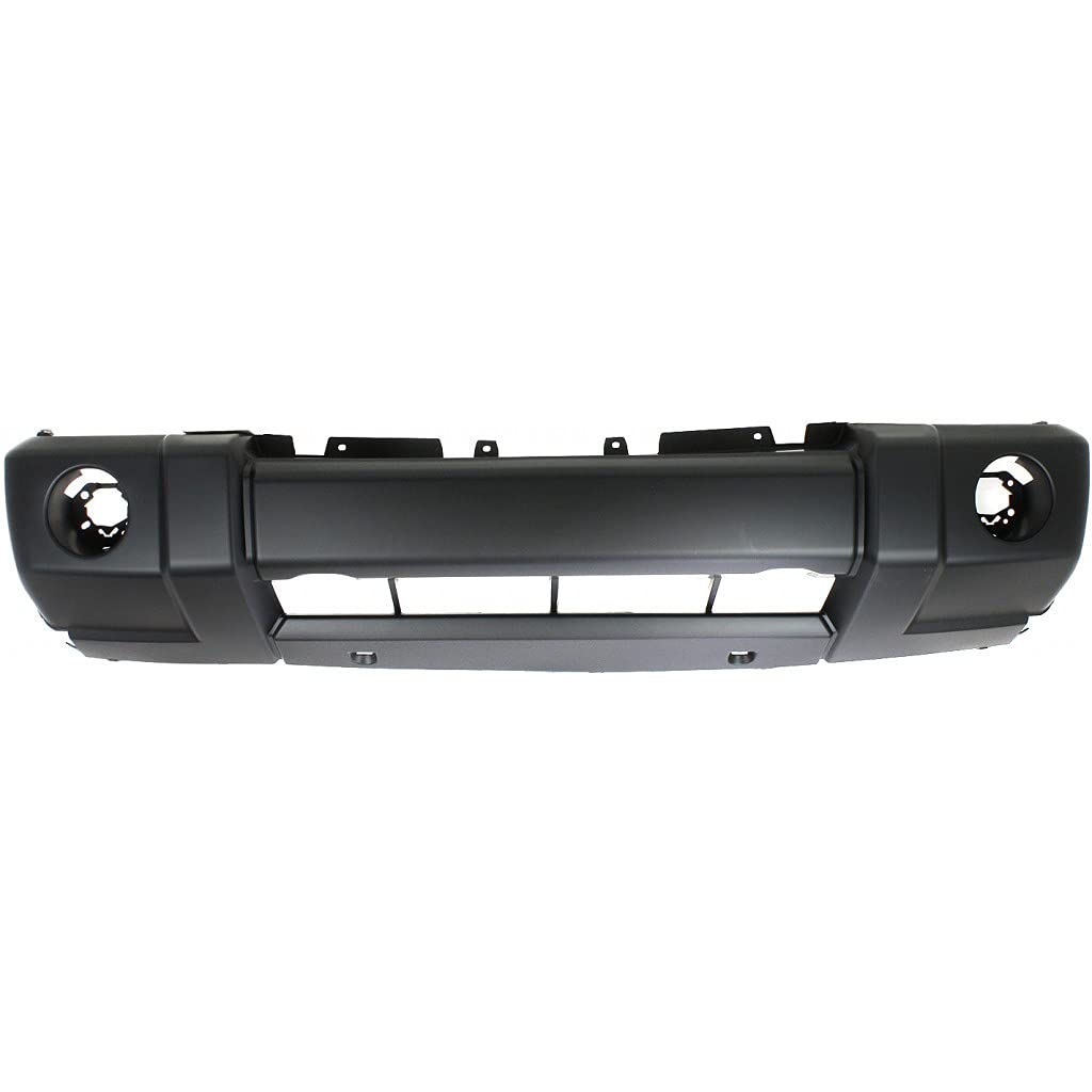 2006-2010 Jeep Commander Front Bumper Cover | Primed with Fog Light Holes | CAPA Certified | Part #CH1000875 & 5183619AA | Perfect for Off-Roading & Vehicle Restoration