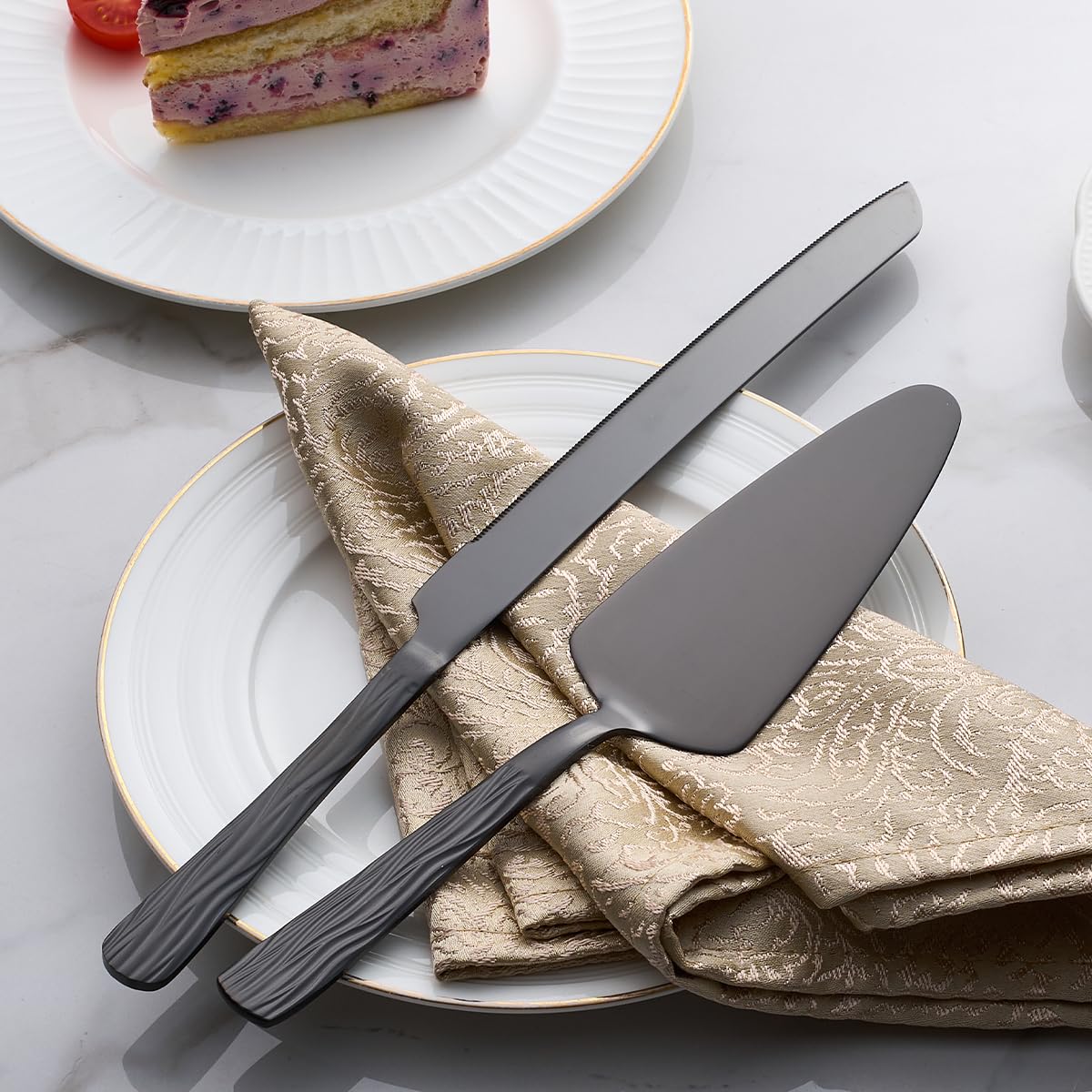 Premium Stainless Steel Cake Cutter Set - 13