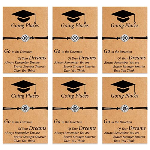 A：6Pcs Graduation Bracelets
