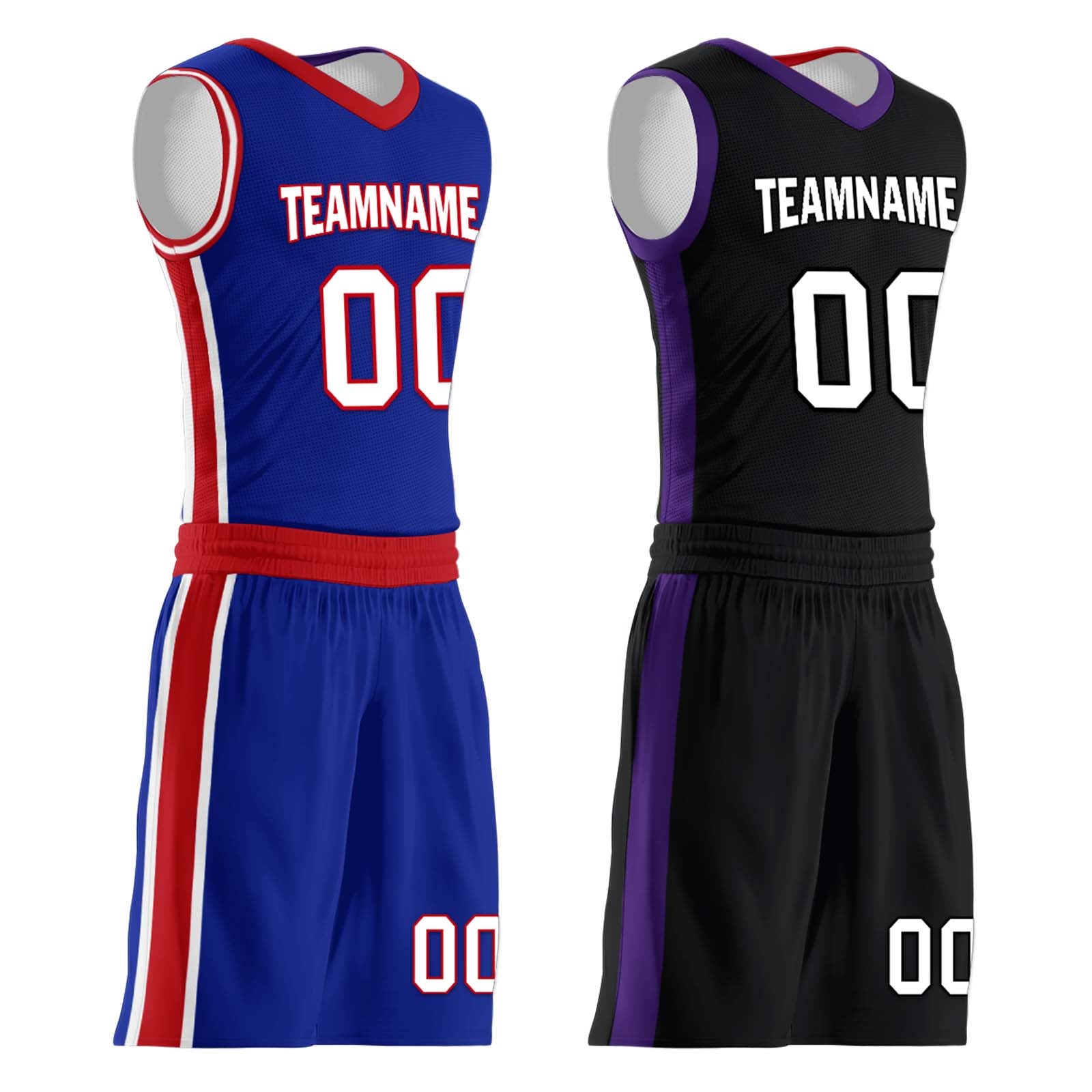Custom Sacramento City Edition Reversible Basketball Jersey - Blue, Red & White Personalized NBA Jersey for Men & Women - Perfect for Games, Training & Fan Support