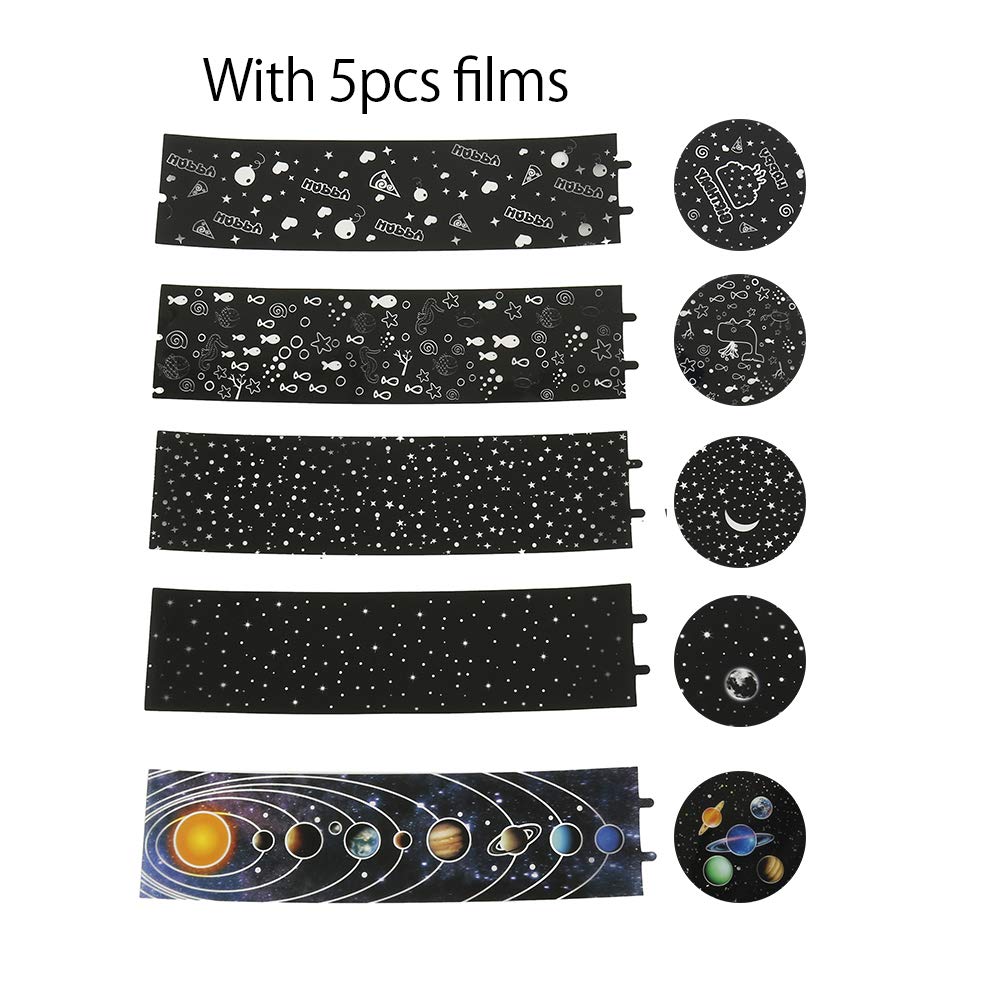Starry Sky Projector Night Light - LED Galaxy Moon Planet Projector Lamp for Nursery, Bedroom & Kids Room | Perfect for Relaxation, Sleep Aid & Birthday Gifts | Creates Magical Cosmos Atmosphere