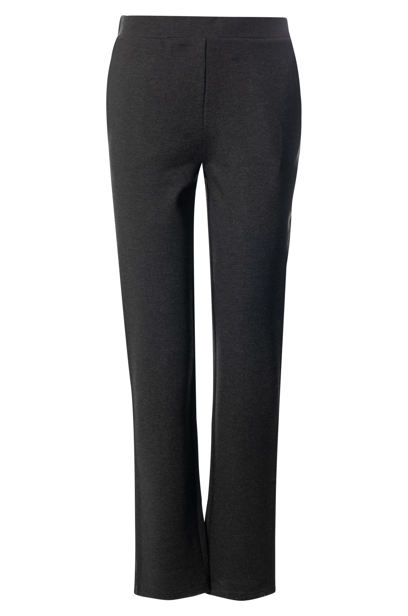Tapered Leg Ponti Short Pants for Women - Soft Stretch Comfort in Charcoal Marle (9311ZZ) | Perfect for Summer, Yoga, and Casual Wear