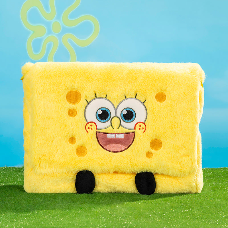 POP MART SpongeBob SquarePants Backpack - Cute Cartoon Character School Bag for Kids & Adults - Perfect for School, Travel & Cosplay