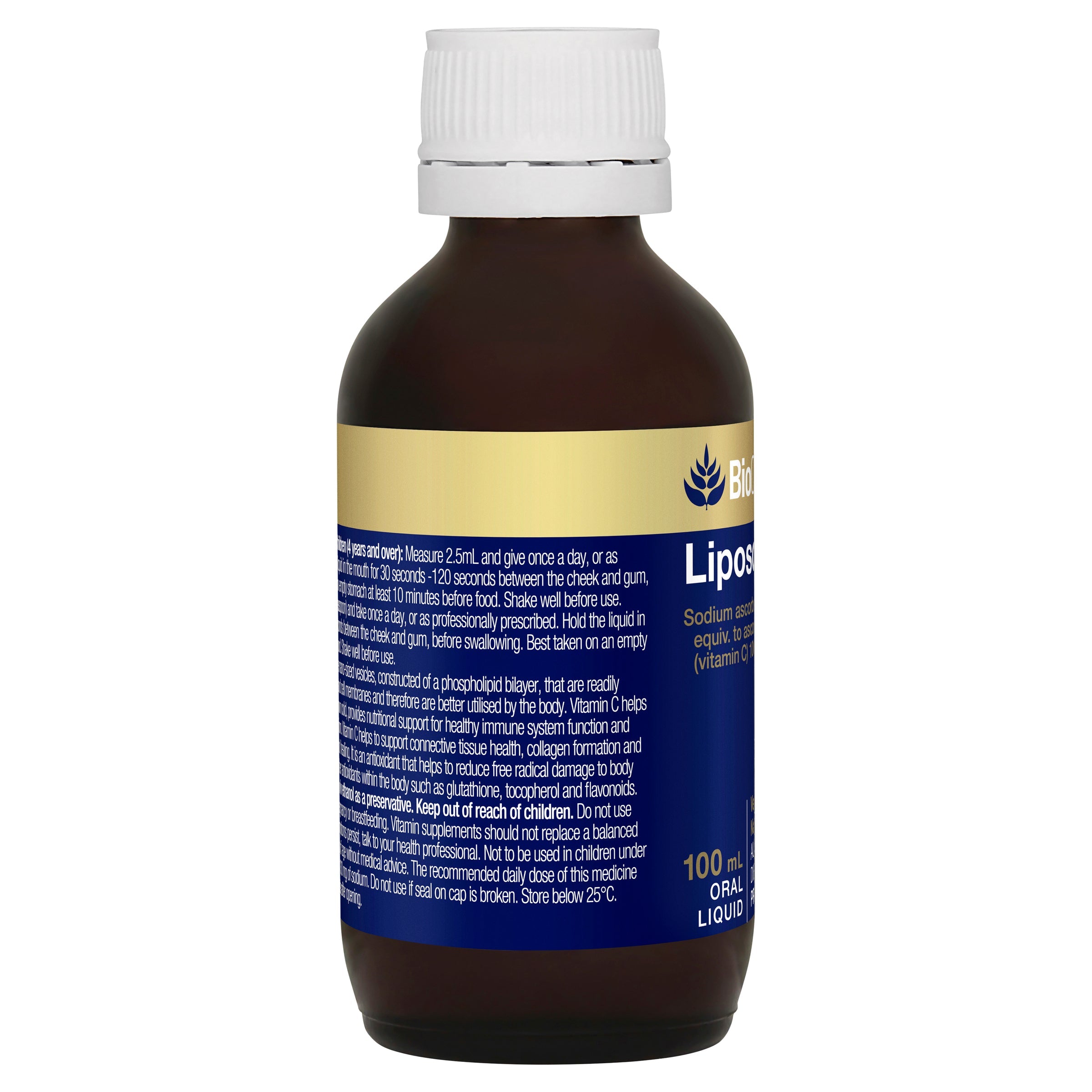 BioCeuticals Liposomal Vitamin C Liquid Supplement - Immune Support & Antioxidant Boost for Adults - Easy Absorption Formula for Daily Wellness