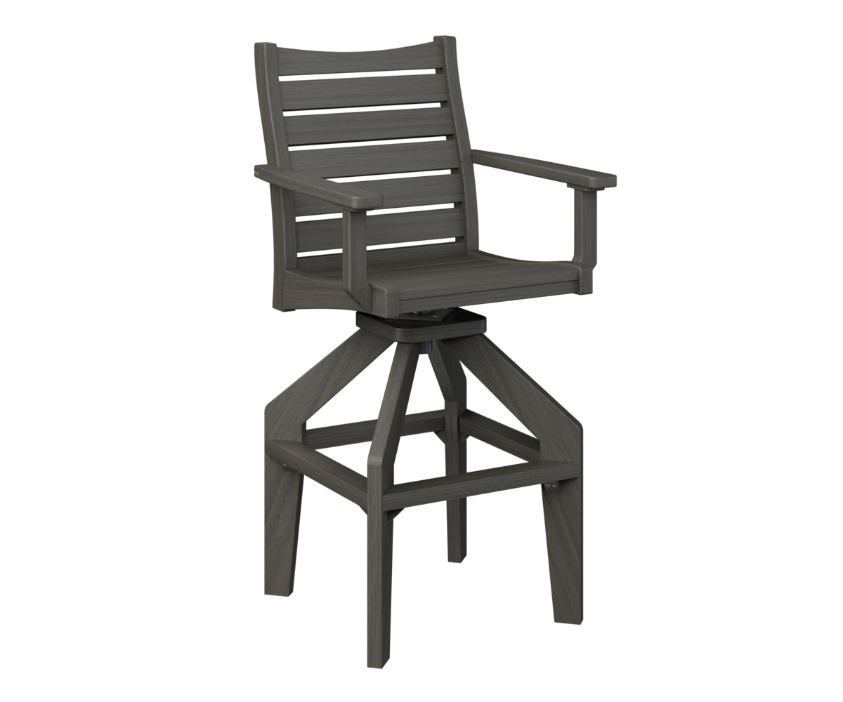 Berlin Gardens Bristol Swivel XT Chair - Heavy Duty Outdoor Patio Dining Chair with 360° Rotation, Weather-Resistant & Comfortable - Perfect for Backyard, Deck, Garden, and Poolside Relaxation