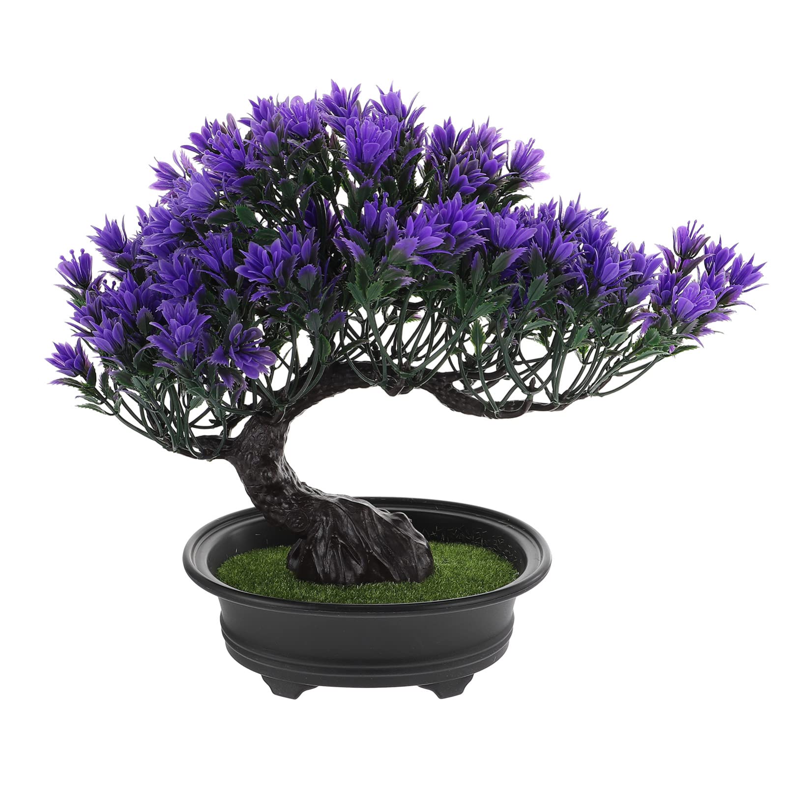 GANAZONO Artificial Bonsai Pine Tree - Lifelike Fake Mini Pine Bonsai for Home & Garden Decor - Perfect for Indoor Zen Decor, Office Desk, and Outdoor Patio Landscaping