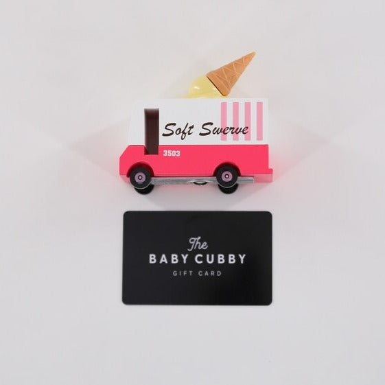 Candylab Candycar Van - Classic Wooden Toy Car for Kids - Perfect for Playtime, Collecting & Gift Giving