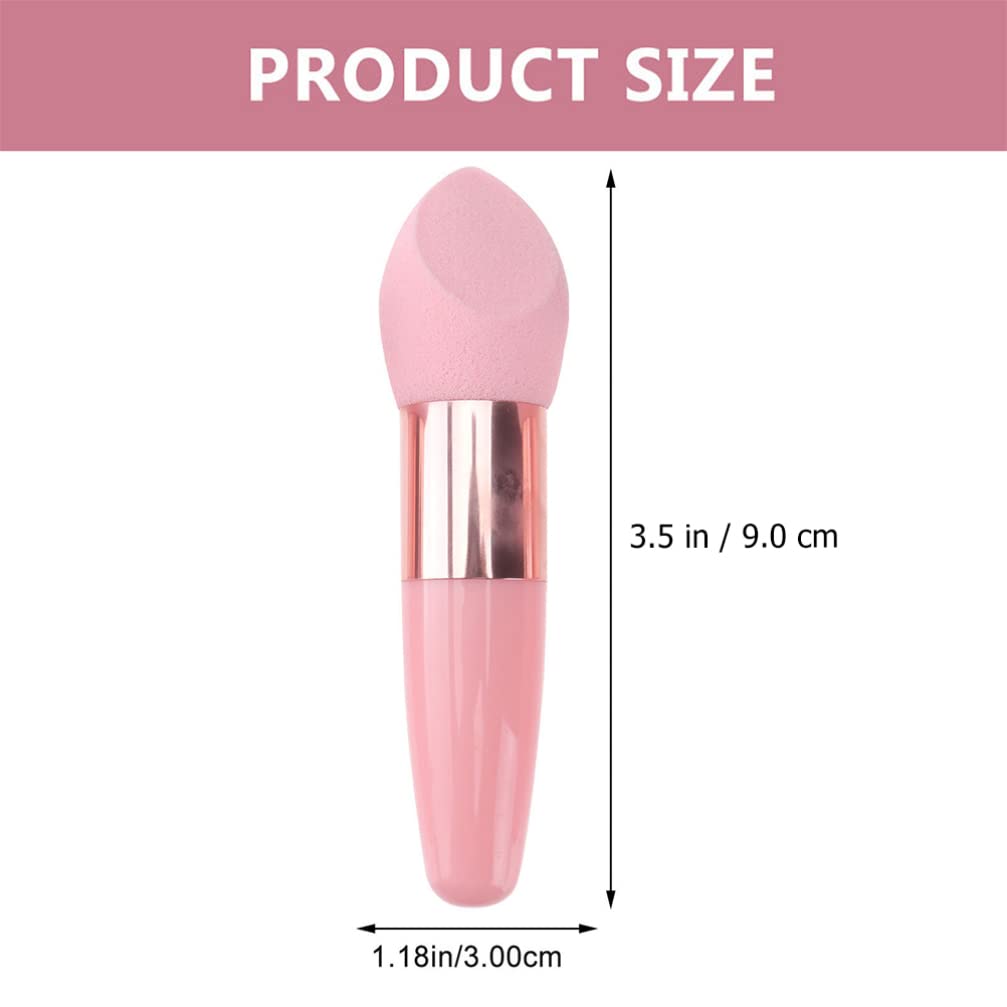 FOMIYES 6pcs Super Soft Mushroom Powder Puff with Handle - Makeup Blending Sponge for Liquid & Powder Foundation, Concealer - Perfect for Travel, Professional Makeup Artists & Everyday Beauty Routine