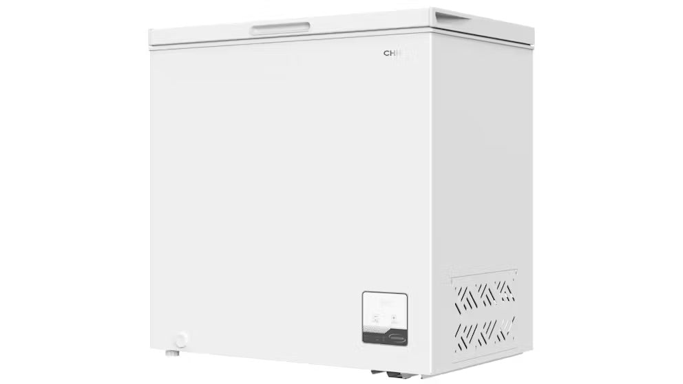 Brand New CHiQ 199L Hybrid Chest Freezer in White - 5 Years Warranty | Energy Efficient Upright Deep Freezer for Home, Restaurant & Commercial Use - Perfect for Frozen Food Storage, Meal Prep & Bulk Buying