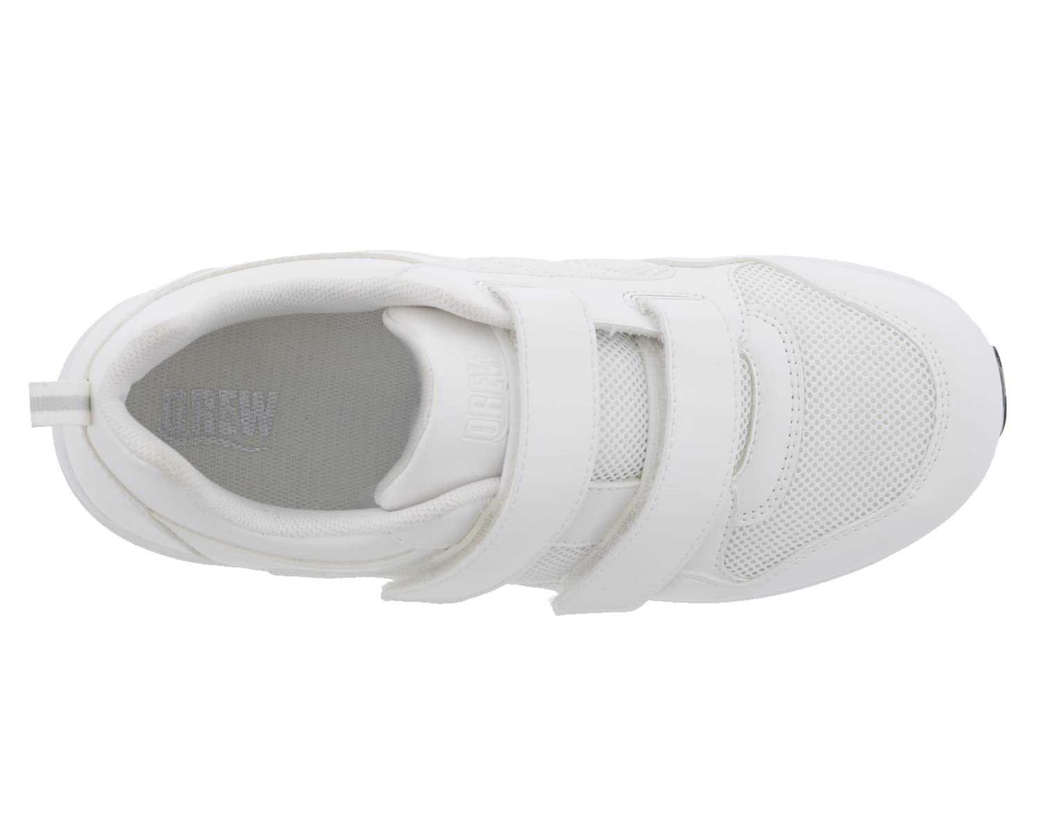 Drew Contest Men's Slip-Resistant Athletic Shoes with Hook & Loop Closure - Perfect for Running, Gym Workouts & Outdoor Activities