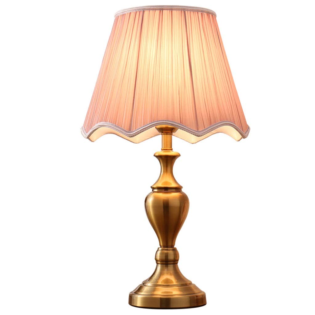 Modern Pink Table Lamp with Remote Control - Warm Romantic Bedside Lighting for Bedroom Decor, Home Office & Nightstand Use