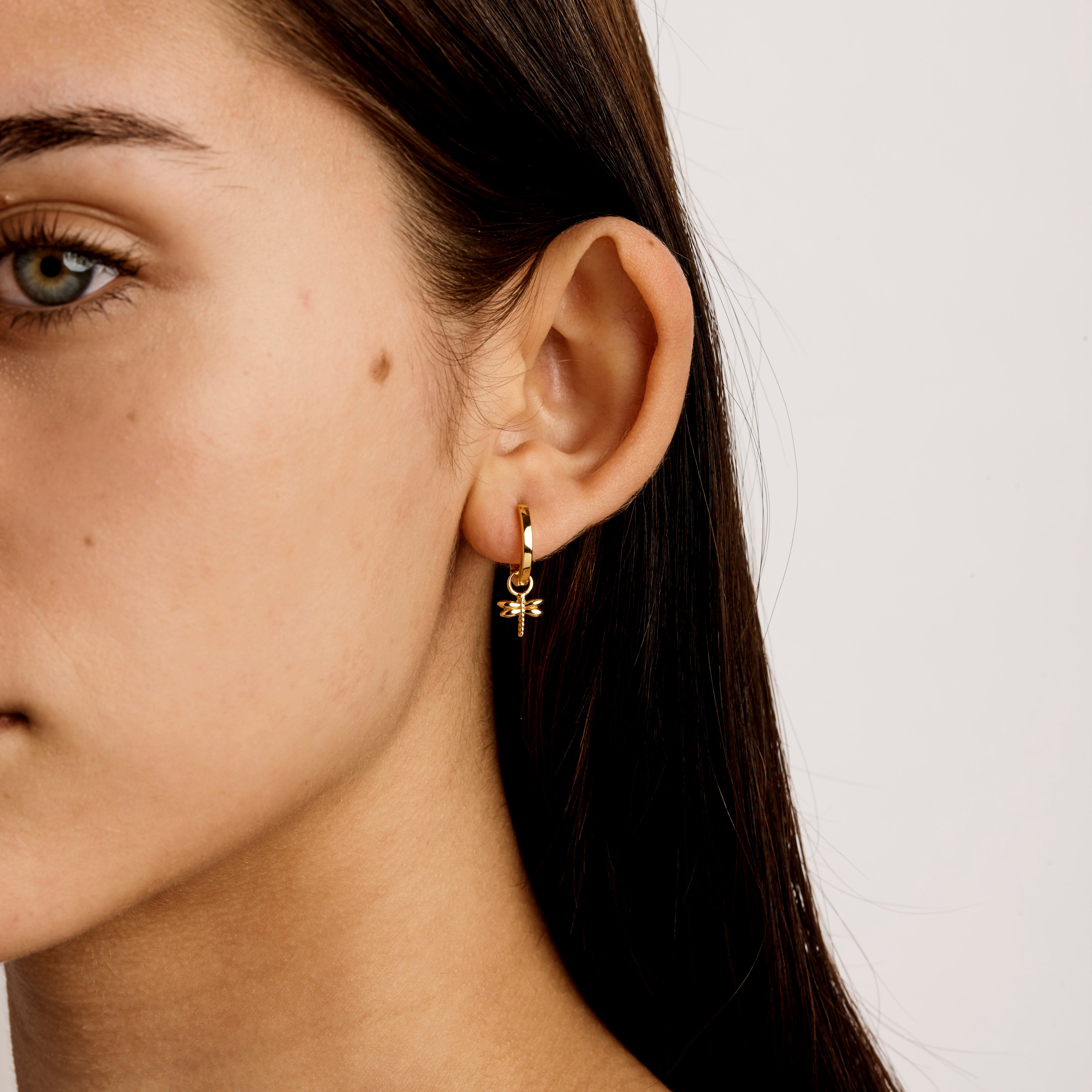 Dragonfly Ear Charms 14K Gold Plated - Elegant Dangle Earrings for Women, Perfect for Wedding, Party & Everyday Wear