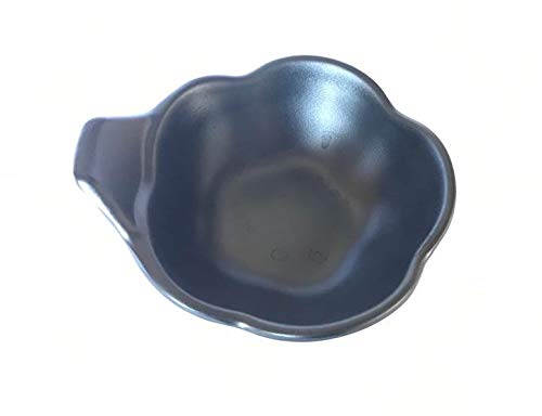 Lucky Star 40-Pack Black Melamine Soy Sauce Bowls – 4.5