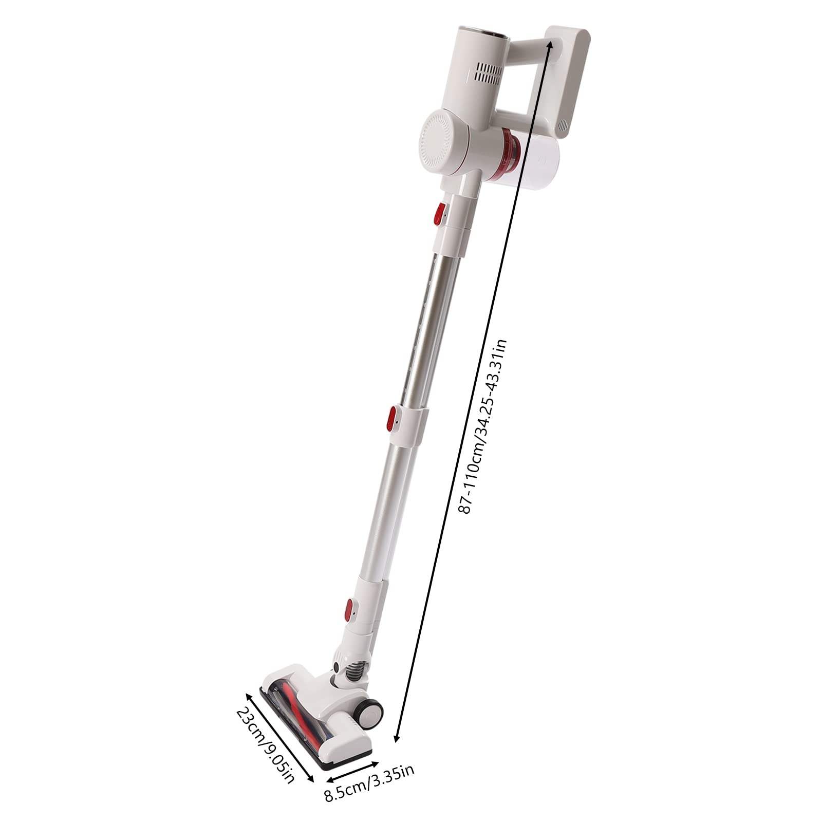110V Portable Cordless Vacuum Cleaner - 150W Powerful Wireless Handheld Vacuum for Hardwood Floors, Carpets, Pet Hair & Dust - Lightweight Rechargeable Cleaner for Home, Car & Office Use
