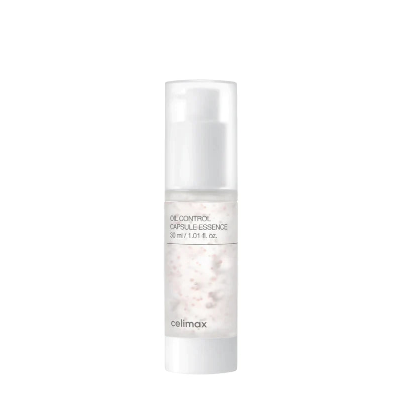 Celimax Oil Control Capsule Essence 30ml - Lightweight Hydrating Serum for Oily & Acne-Prone Skin | Daily Skincare Routine & Makeup Prep