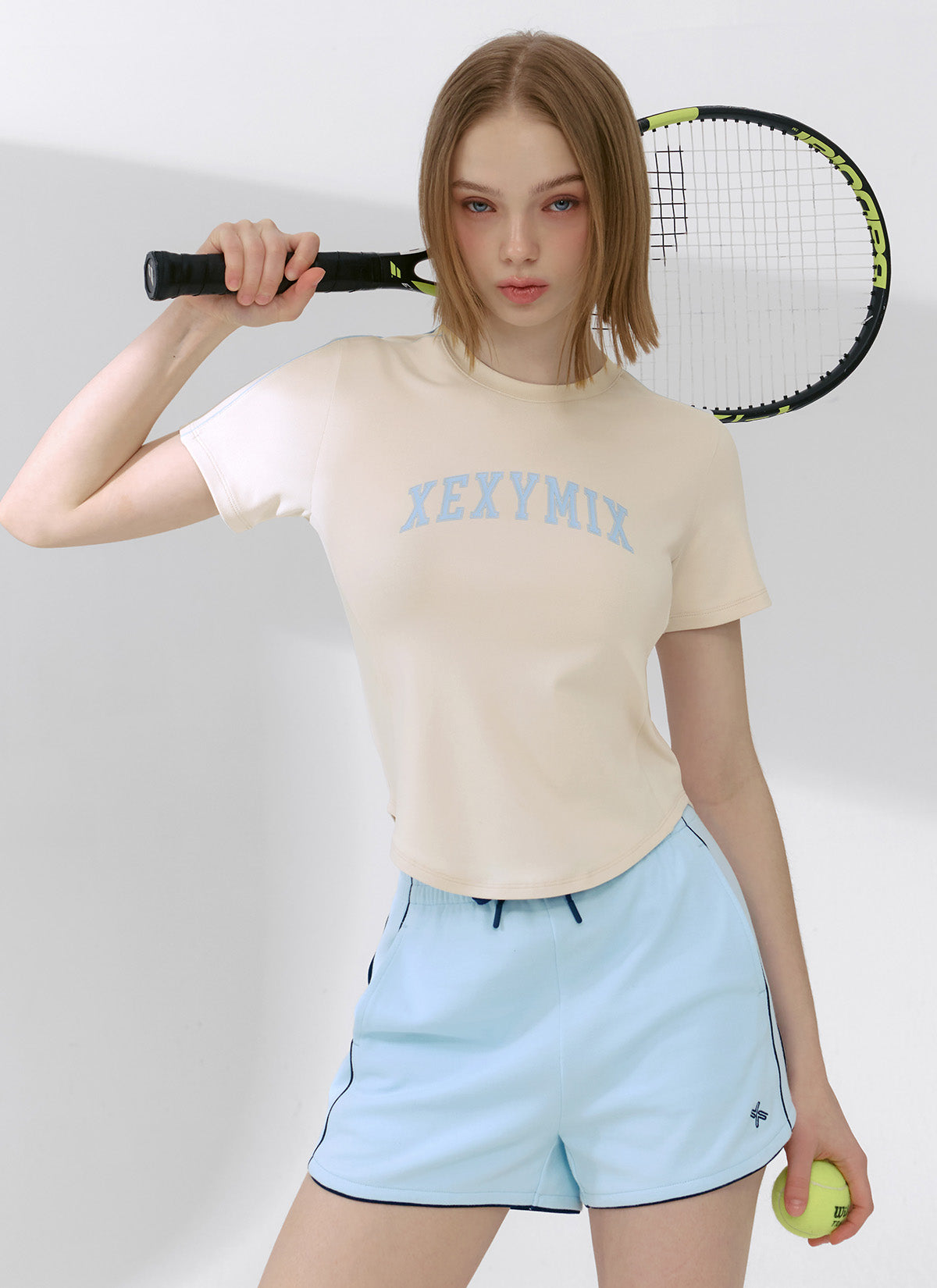 Trendy Color Block Crop Short Sleeve T-Shirt for Women | Summer Casual Fashion Top | Perfect for Beach Outings, Music Festivals & Street Style
