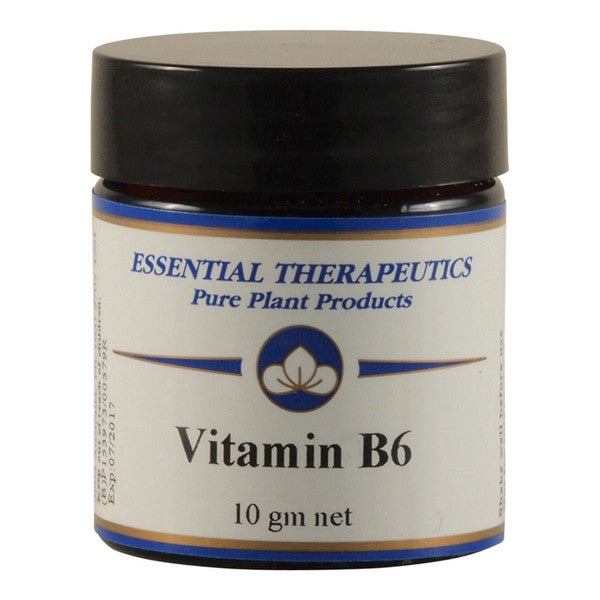 Essential Therapeutics Vitamin B6 10g - High Potency Supplement for Energy, Metabolism & Nervous System Support - Perfect for Daily Wellness & Active Lifestyles