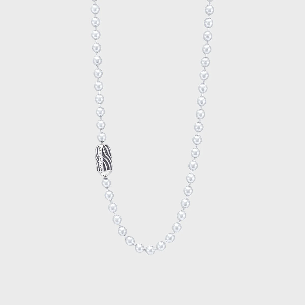 Stylish Poplock Ball Chain Necklace - 30 Inch Trendy Jewelry for Women & Men | Perfect for Layering, Everyday Wear & Gift Giving