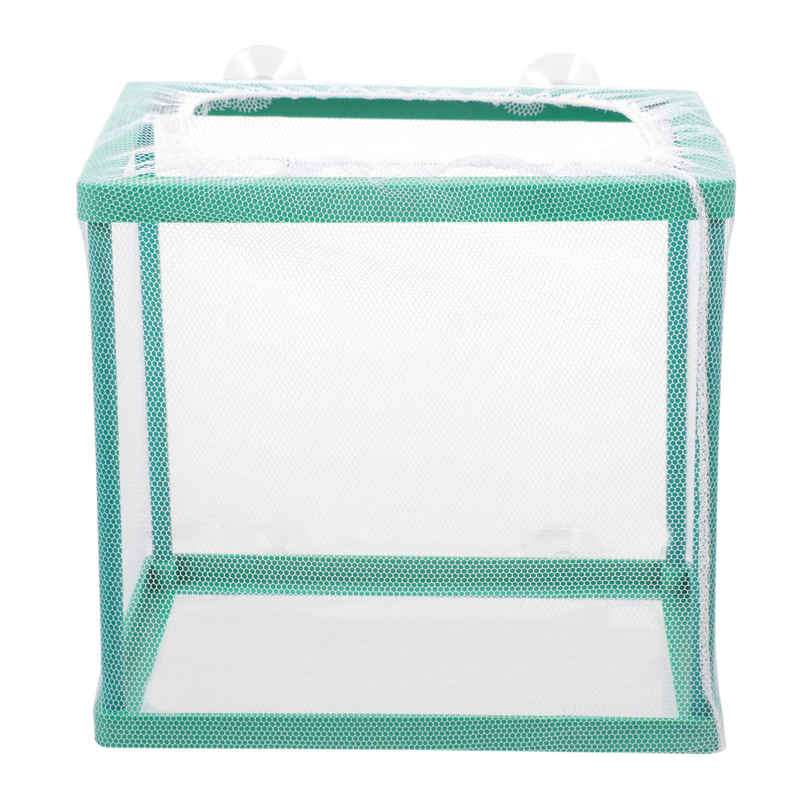 POPETPOP Aquarium Fish Breeder Box - Isolation & Hatching Tank for Juvenile Fish, Spawning Incubator with Water Isolation Net - Perfect for Fish Breeding, Fry Protection and Aquarium Maintenance