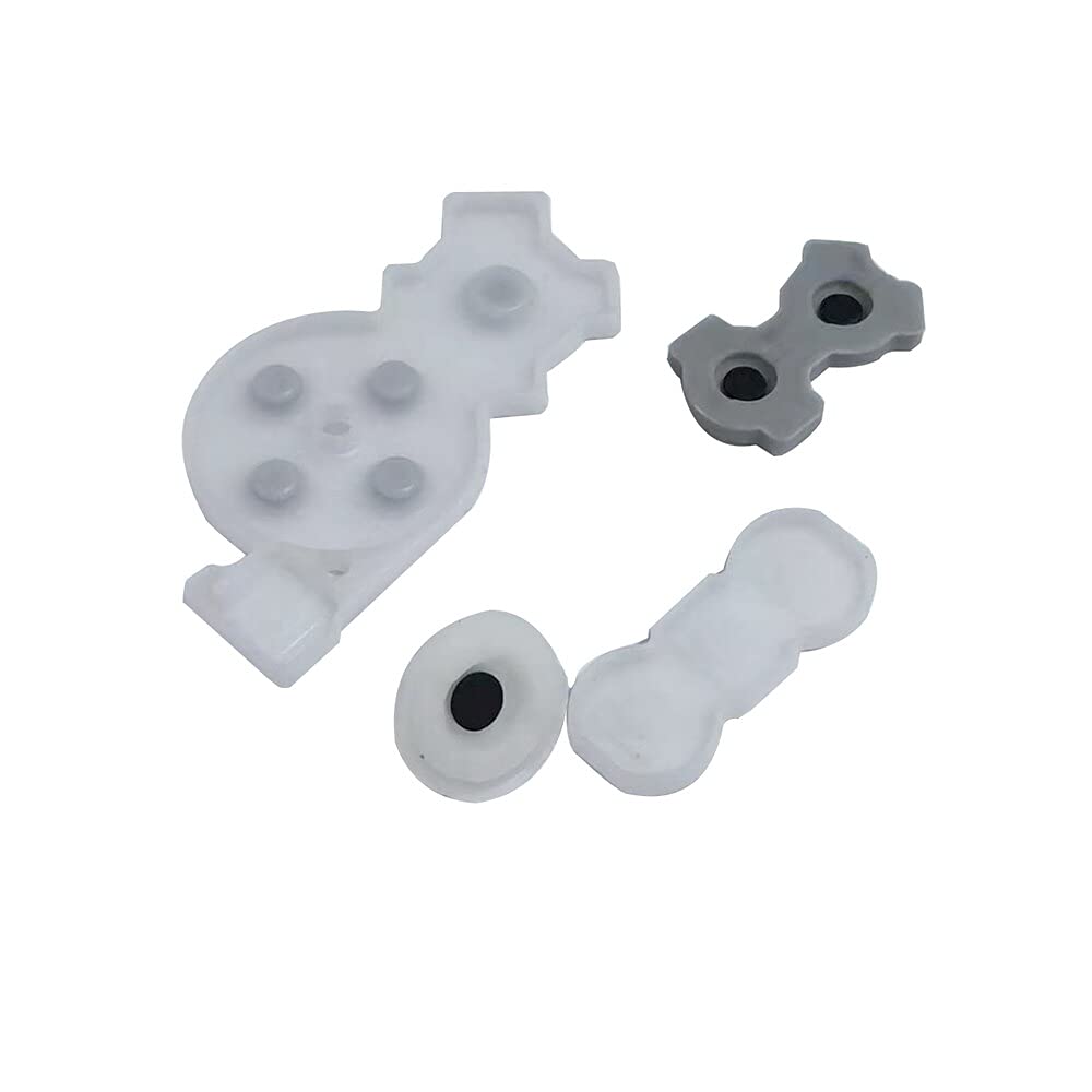 VANJUNN Wii Controller Button Replacement Conductive Rubber Pads - Compatible with Wii Game Controller (Gray) - Fix Unresponsive Buttons for Smoother Gaming Experience
