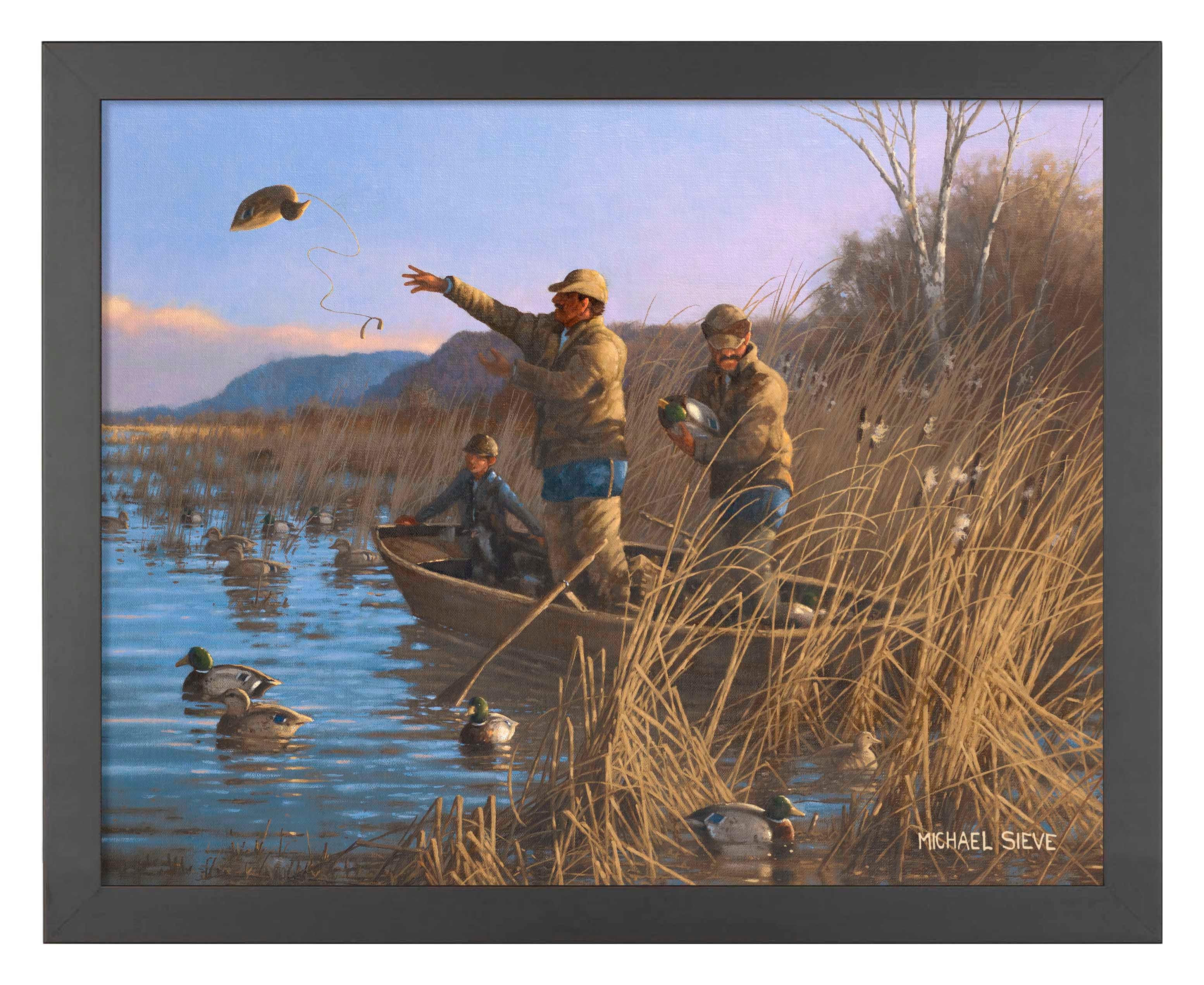 Duck Hunting Art Prints - Waterfowl Wildlife Wall Decor for Hunting Lodge & Cabin - Perfect for Home, Office & Man Cave