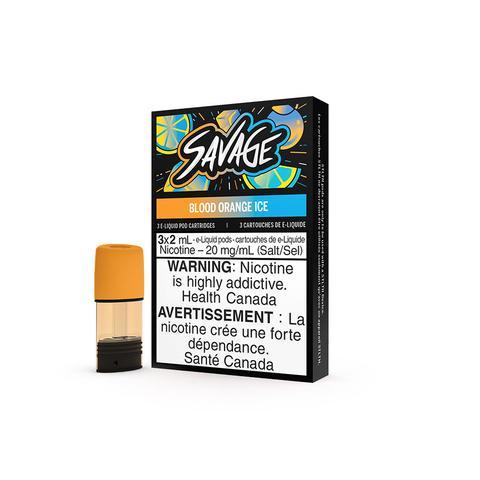 Savage STLTH Blood Orange Ice Vape Juice - Refreshing Citrus Flavor for All-Day Vaping | Perfect for Pod Systems and Disposable Vapes