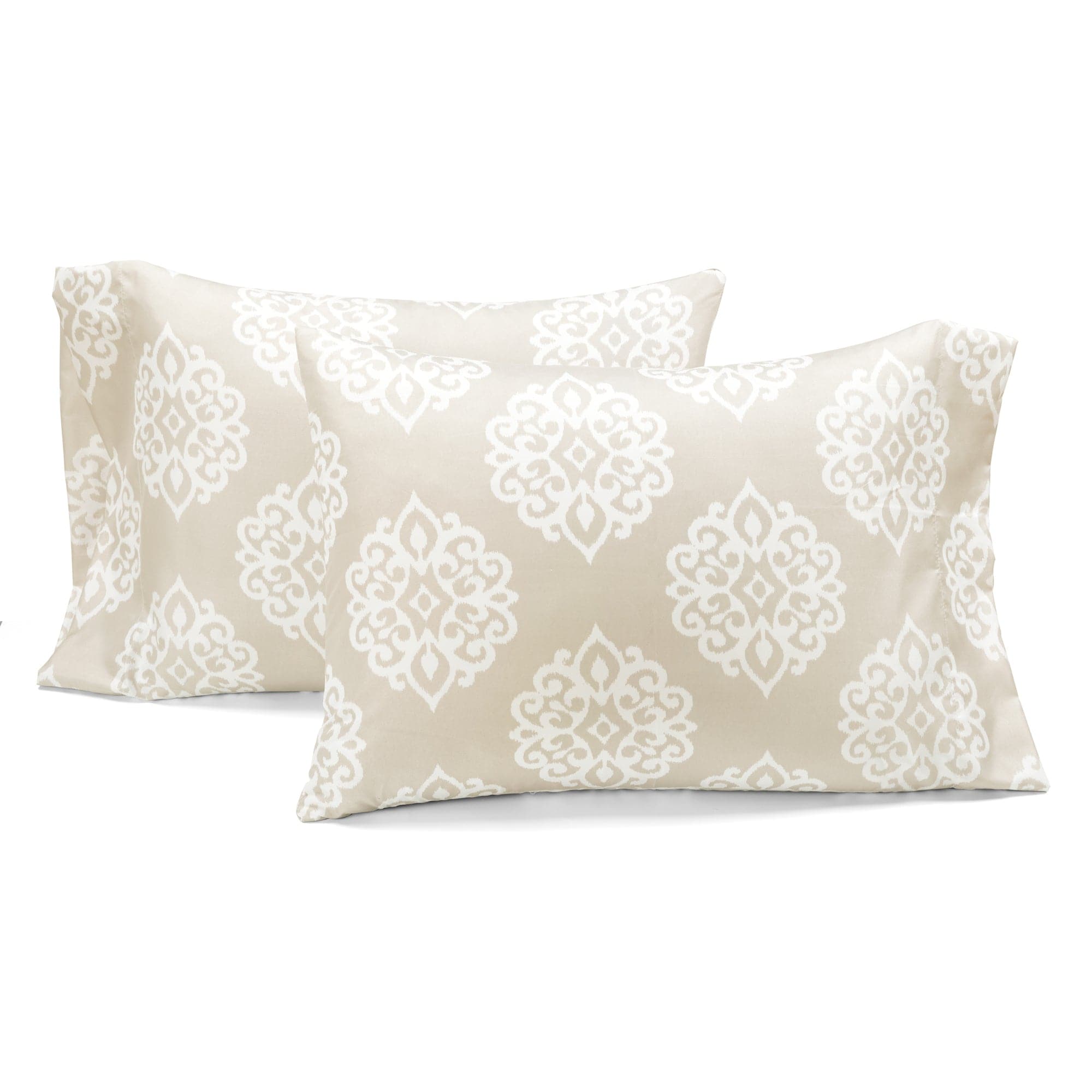Leah Reversible 8-Piece Quilt Set - King Size Bedding, Ultra Soft Comforter & Sham Set for All Seasons - Perfect for Master Bedroom, Guest Room, and Cozy Home Decor