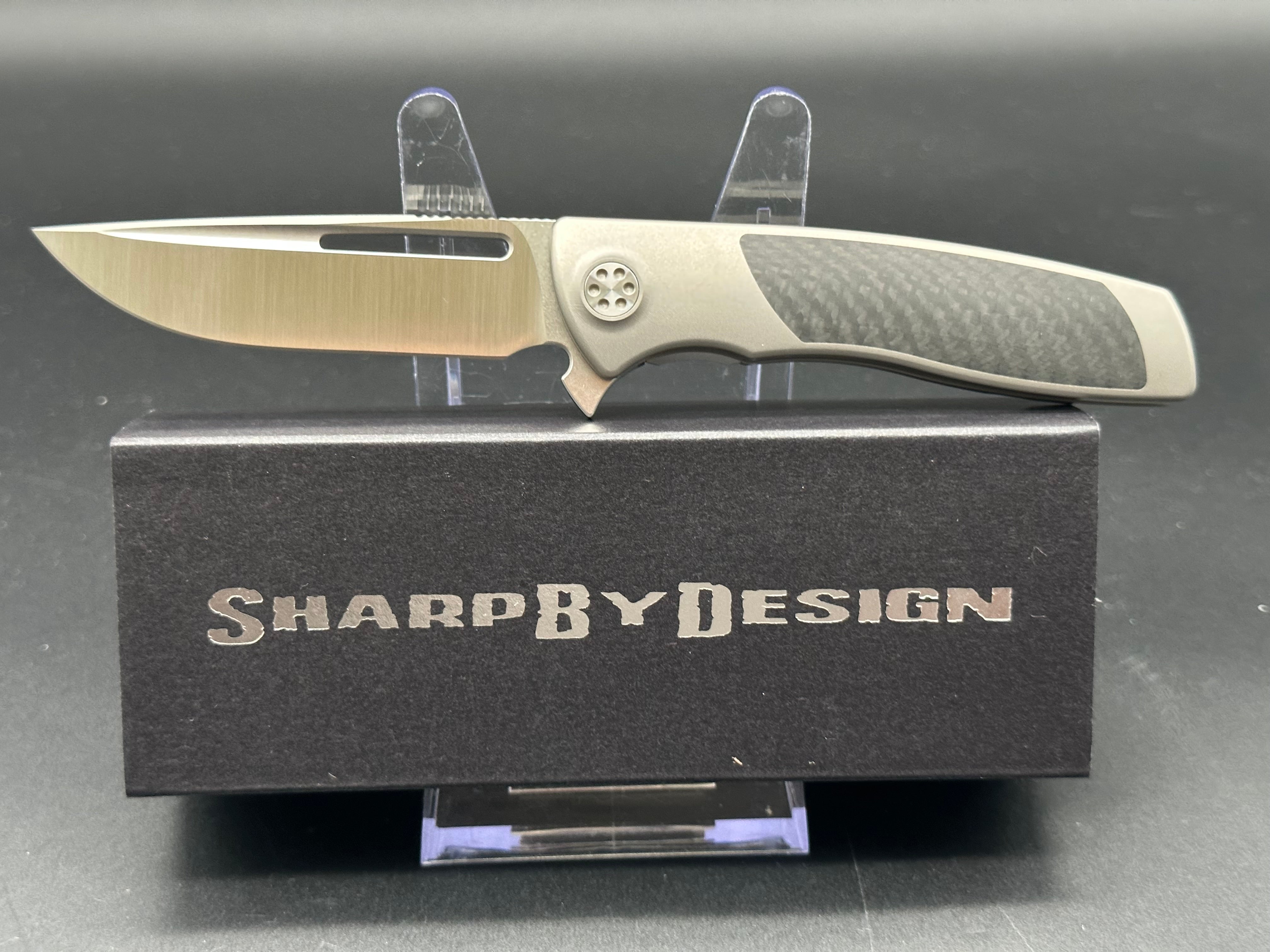 Sharp By Design Micro Evo Typhoon Folding Knife - Premium EDC Pocket Knife for Outdoor, Camping & Everyday Carry | Tactical Utility Blade with Smooth Action