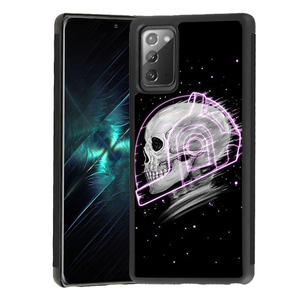 Samsung Galaxy Note 20 5G Case - Shockproof Hard PC Shell with Soft TPU Bumper, Cool Skull Design, Black Protective Phone Cover for Samsung Galaxy Note 20 5G - Perfect for Daily Use, Travel, and Outdoor Activities