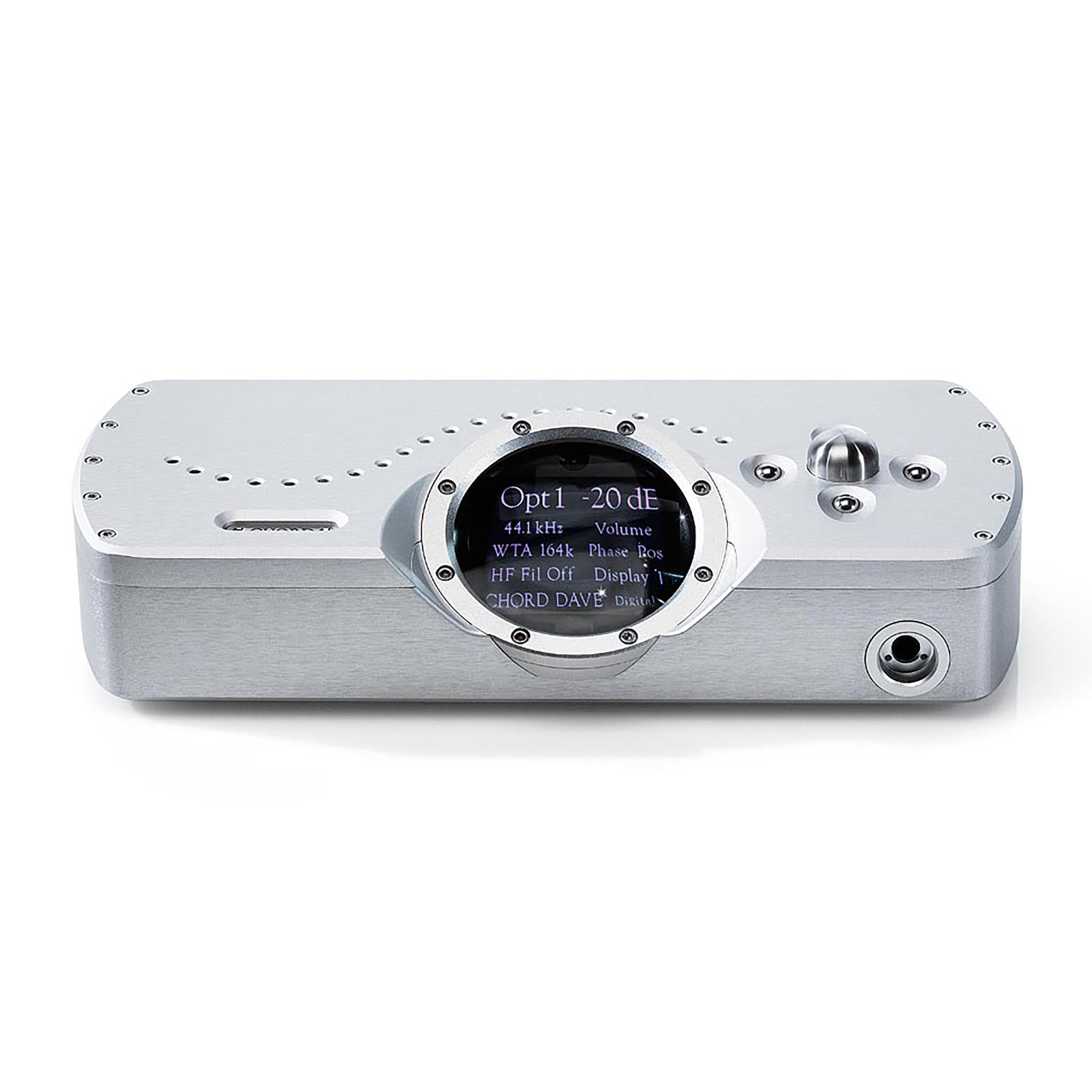 Chord DAVE DAC Preamplifier Headphone Amp - High-Resolution Audio Converter for Home Theater & Studio Use