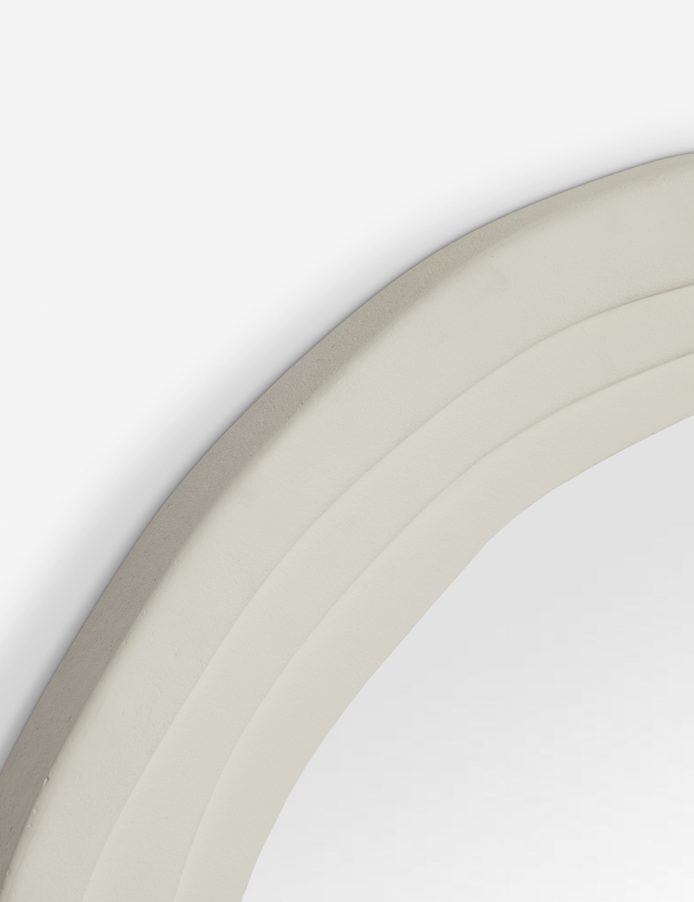 Stylish Casso Round Mirror by DISC Interiors - Modern Decorative Wall Mirror for Living Room, Bedroom & Entryway