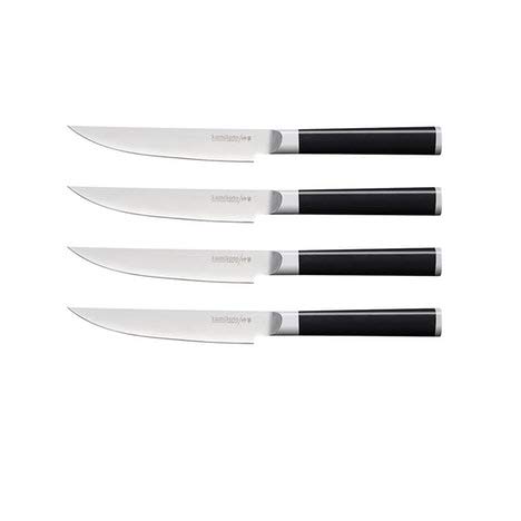 Premium Kamikoto Steak Knife Set - 6-Piece Japanese High-Carbon Stainless Steel Knives for Steak Lovers - Perfect for Fine Dining, BBQ Parties & Home Kitchen Use