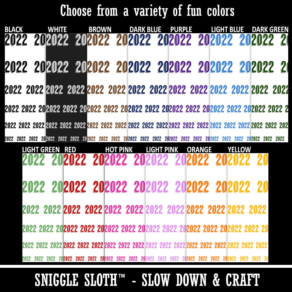 2022 Graduation Temporary Tattoos - Waterproof Fake Body Art Set for Graduates (Black, One Sheet) - Perfect for Graduation Parties, Photo Shoots & Celebrations