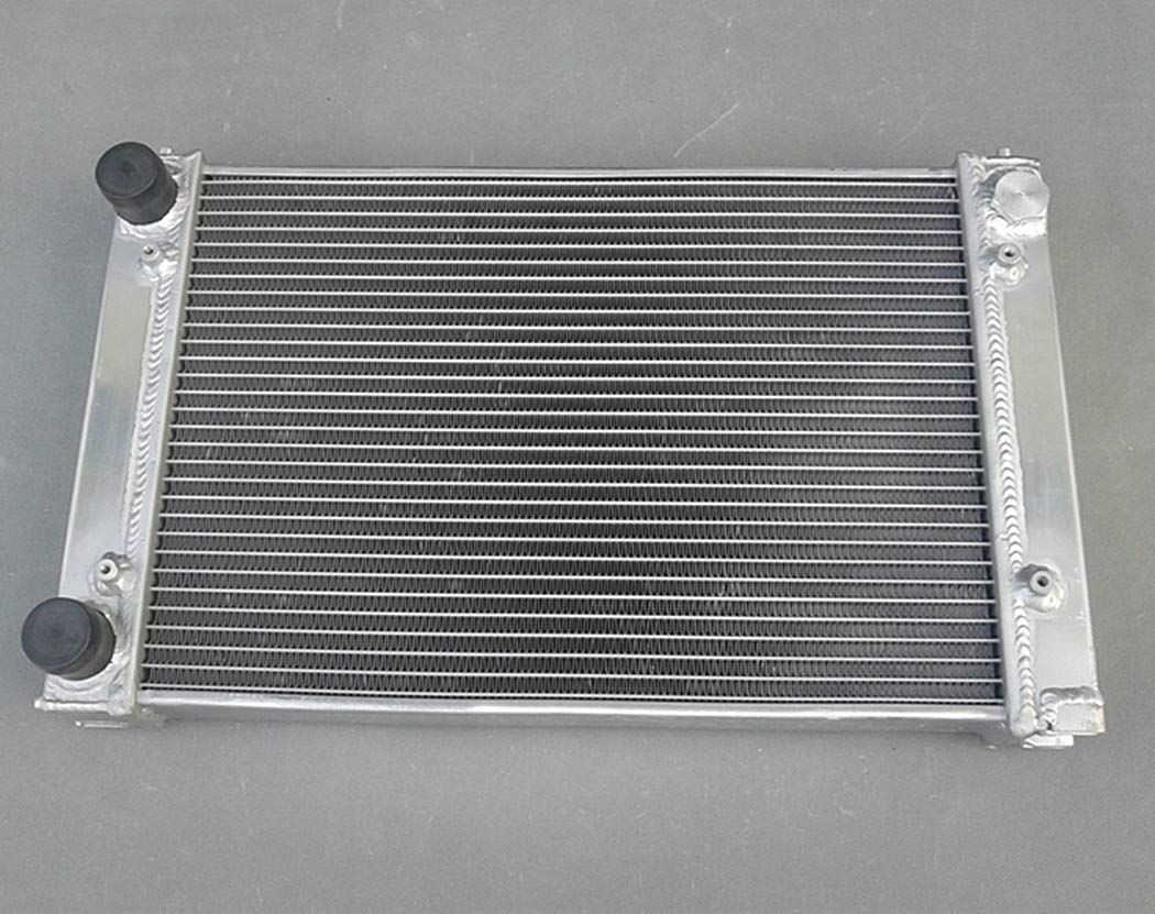 High-Performance Aluminum Radiator with Dual Fans for VW Golf GTI, Jetta MK2, Corrado & Scirocco Coupe 1.8V - Enhanced Cooling System for Racing & Daily Driving