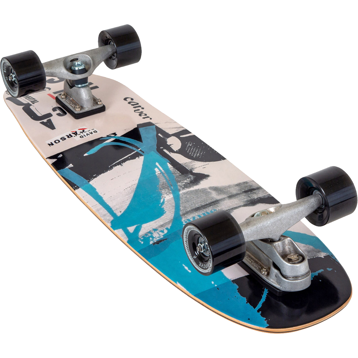 Carson Proteus 33 Surfskate C7 Complete Skateboard for Adults - Carving & Cruising on Streets, Parks & Beach Boardwalks