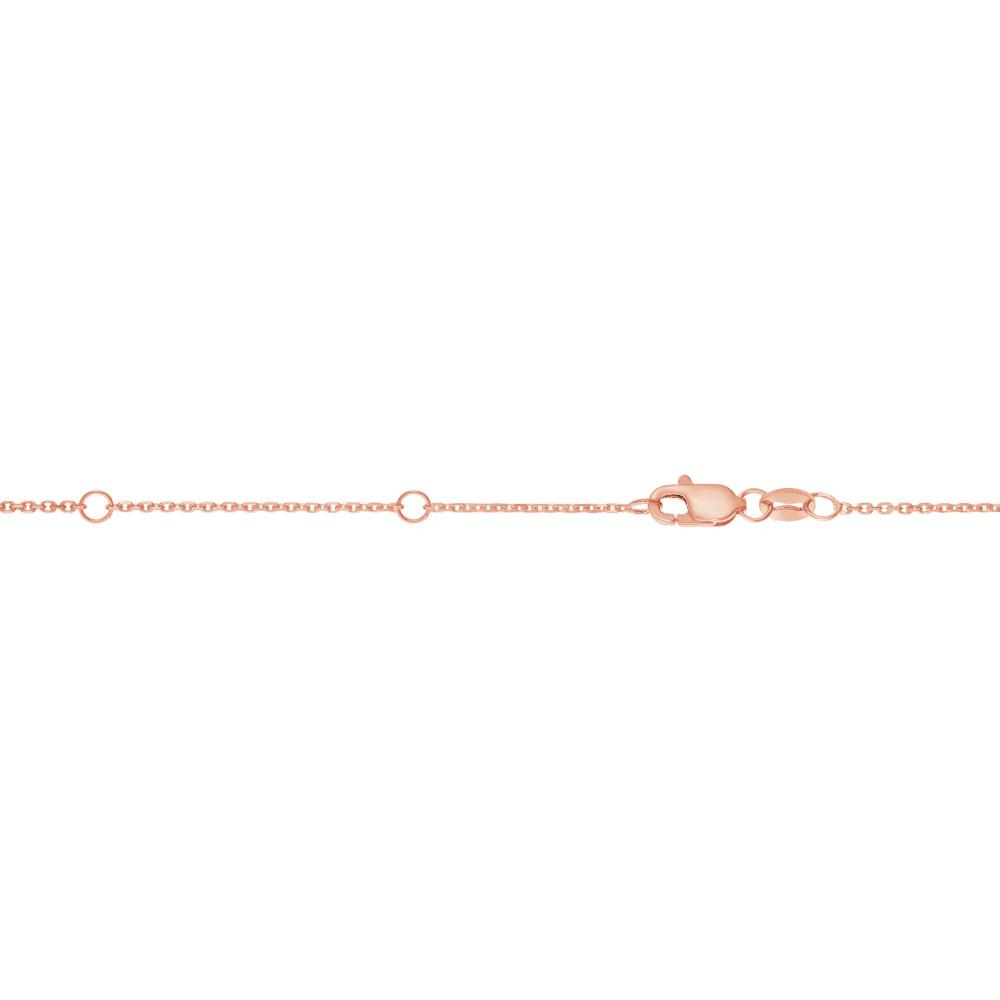 14K Gold 0.87mm Double Extendable Diamond Cut Cable Chain Necklace for Women - Elegant Layering Jewelry for Everyday Wear, Gift Giving & Special Occasions