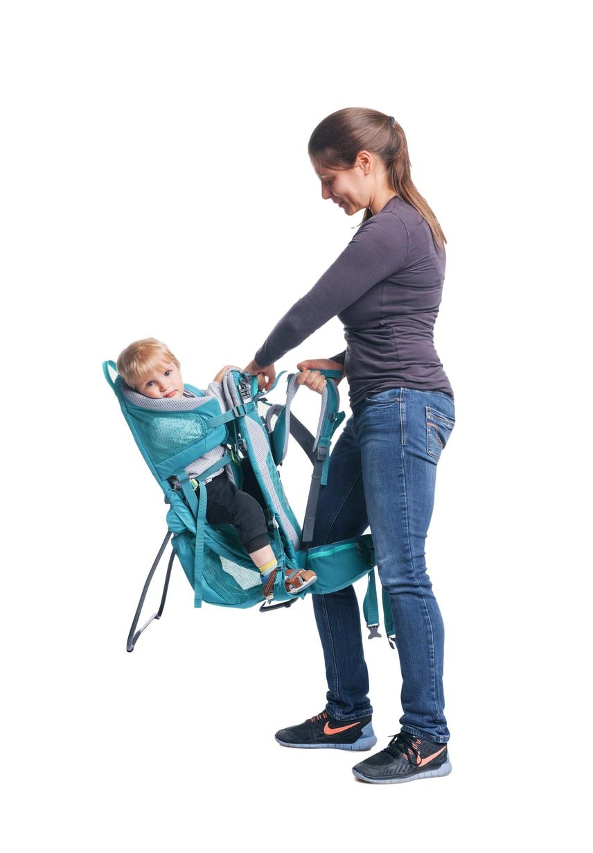 Deuter Kid Comfort Child Carrier Hiking Backpack - Active Standard Fit & Active SL Women's Fit for Outdoor Adventures, Family Hiking & Travel