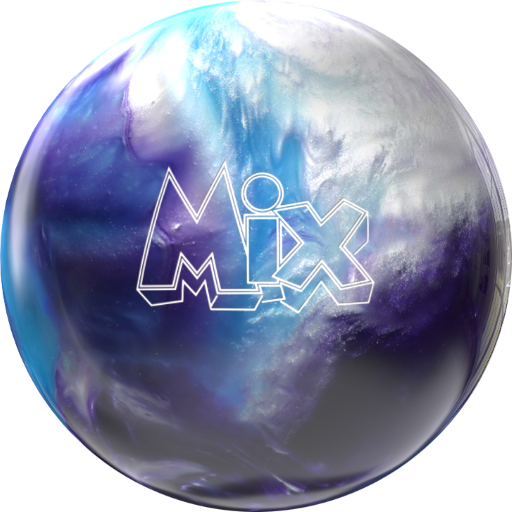 Storm Mix Bowling Ball - Purple, Blue & White | High Performance Reactive Resin | Perfect for League Play & Casual Bowling