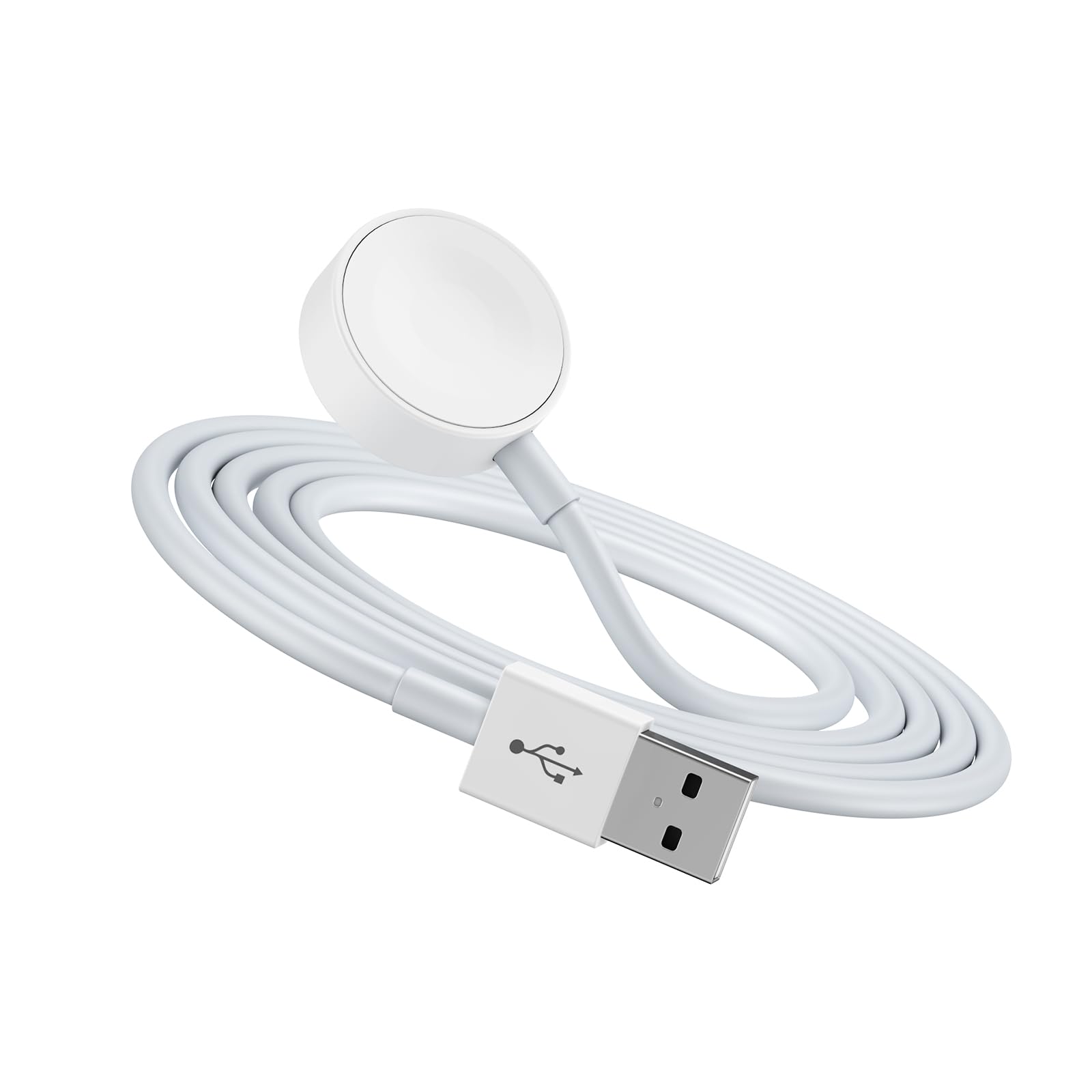 DDUAN Upgraded 5.0ft Apple Watch Charger - Wireless Charging Cable Compatible with Apple Watch Series 9/8/7/6/SE/SE2/5/4/3/2/1 - Portable Charger for Travel, Office & Home Use