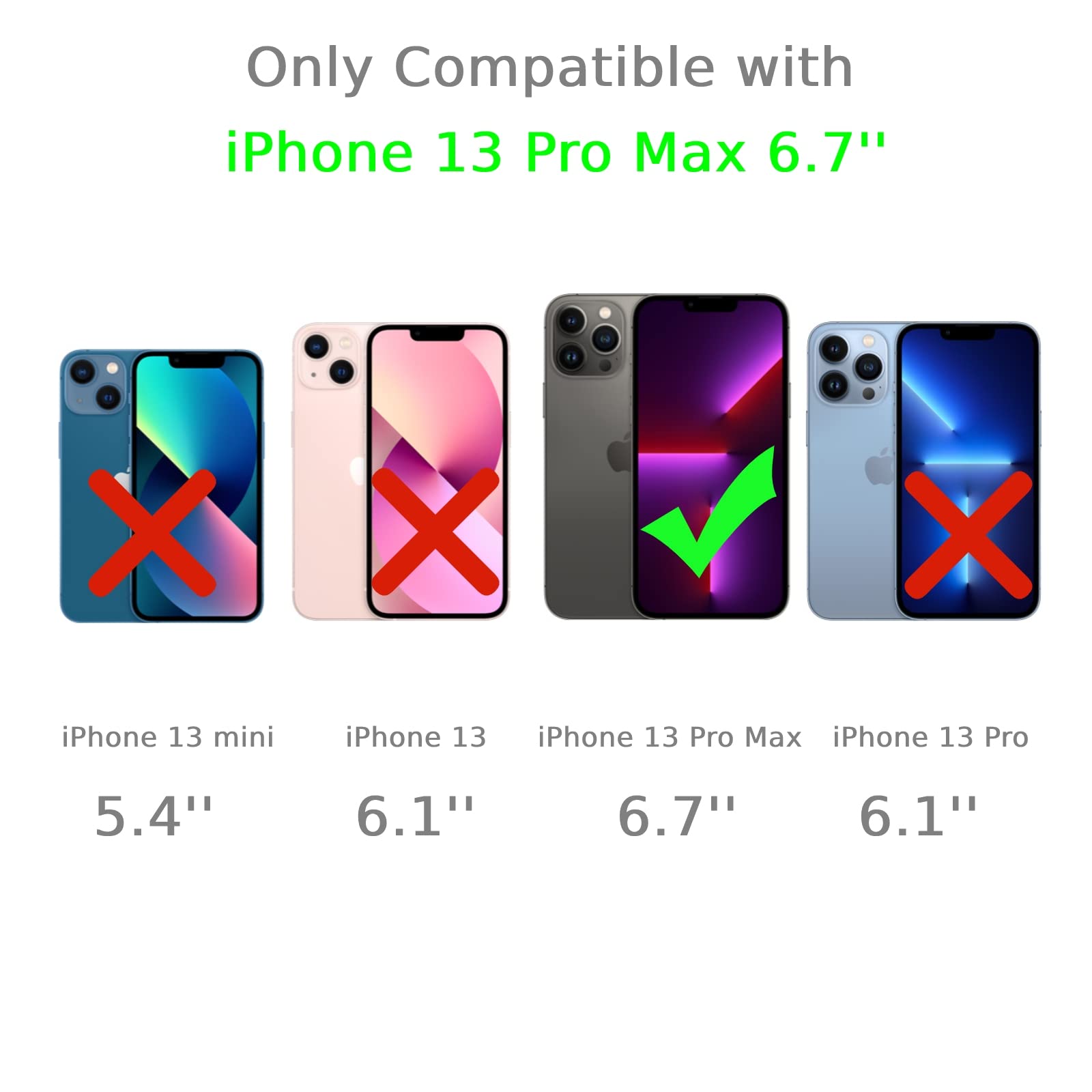 Trendy Christmas iPhone 13 Pro Max Case - Aesthetic Winter Collage Design Protective Cover for Women & Men | Durable TPU Bumper Case | Perfect Holiday Gift & Seasonal Protection