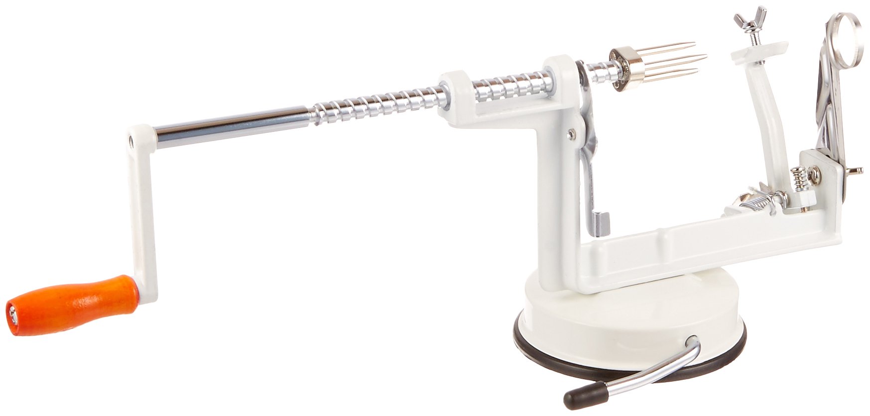 Cast Iron Table-Top Apple Peeler - Manual Fruit Peeler for Apples, Potatoes & More - Durable Kitchen Tool for Baking, Canning & Food Prep
