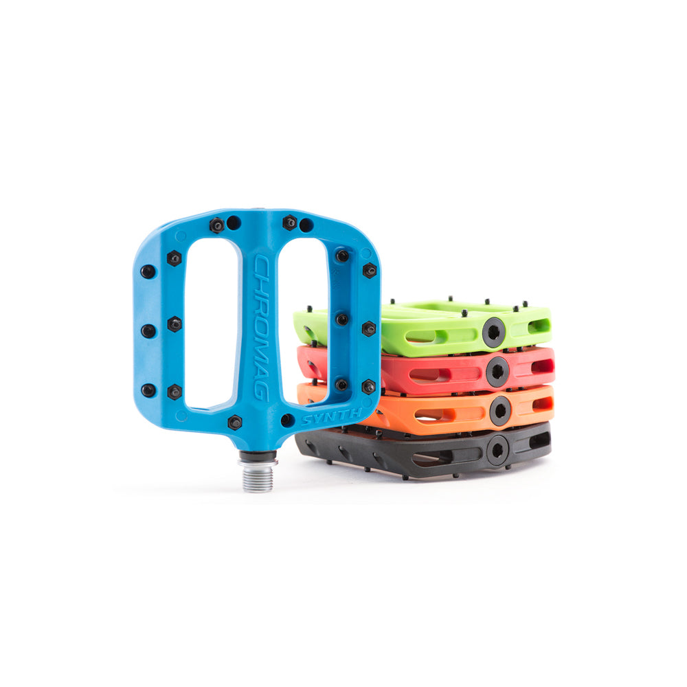 Chromag Synth Pedal - High-Performance Mountain Bike Pedals for Downhill & Trail Riding - Ideal for Aggressive Riders & Off-Road Cycling Adventures