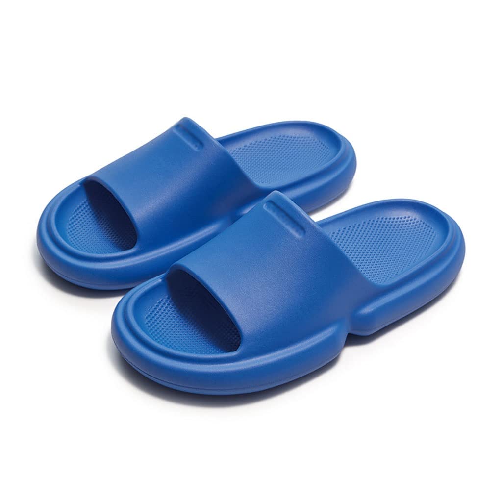 **Men's & Women's Non-Slip Indoor Slippers - Breathable Cloud Slides for Summer, Shower, Bathroom, Home - Lightweight Rubber Sole House Shoes for Comfort & Relaxation**