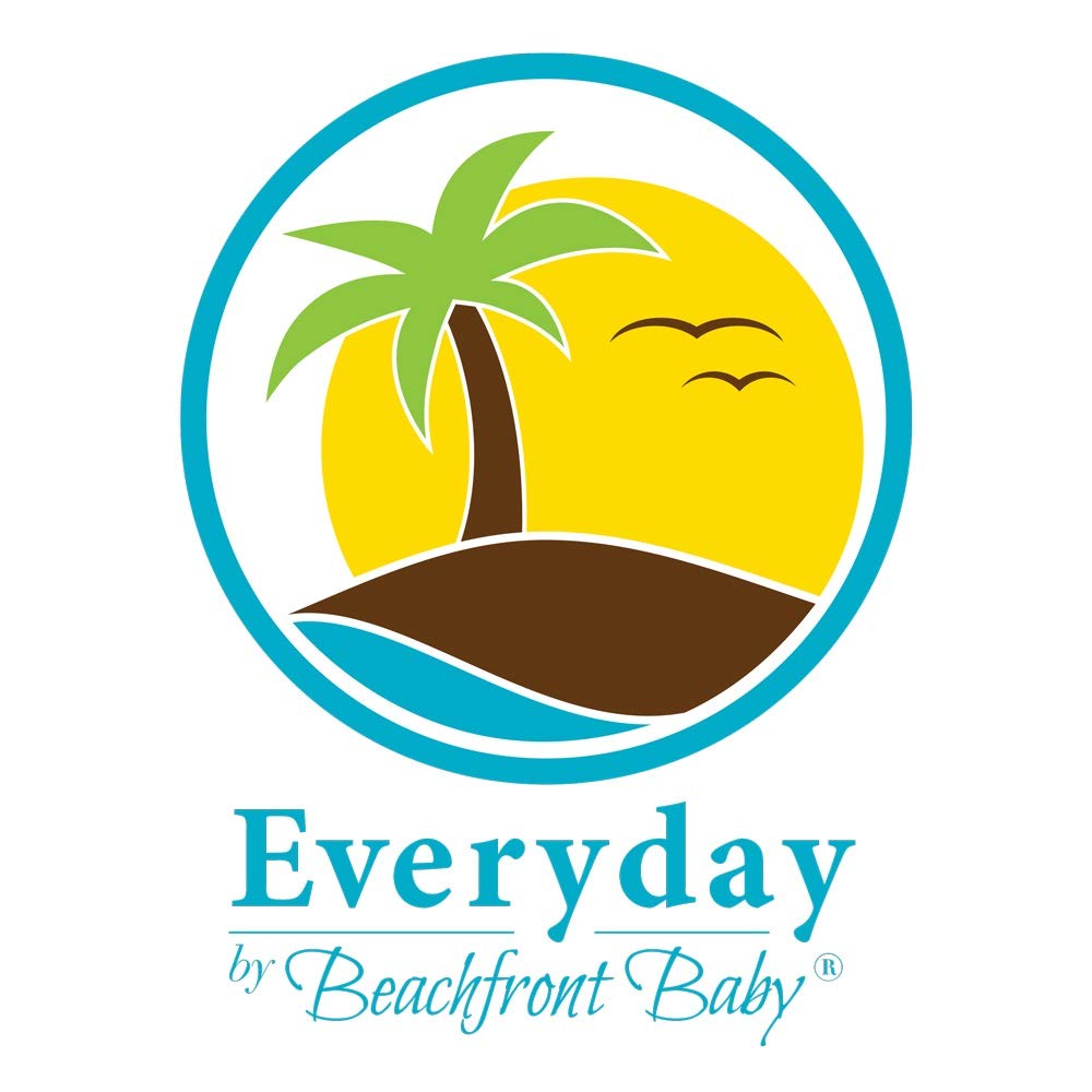 Beachfront Baby Everyday Wrap Baby Carrier - Boardwalk Gray, One Size | Made with Repreve Recycled Water Bottles | Water-Friendly & Moisture-Wicking | Perfect for Newborns, Infants & Toddlers | Ideal for Walks, Shopping & Travel