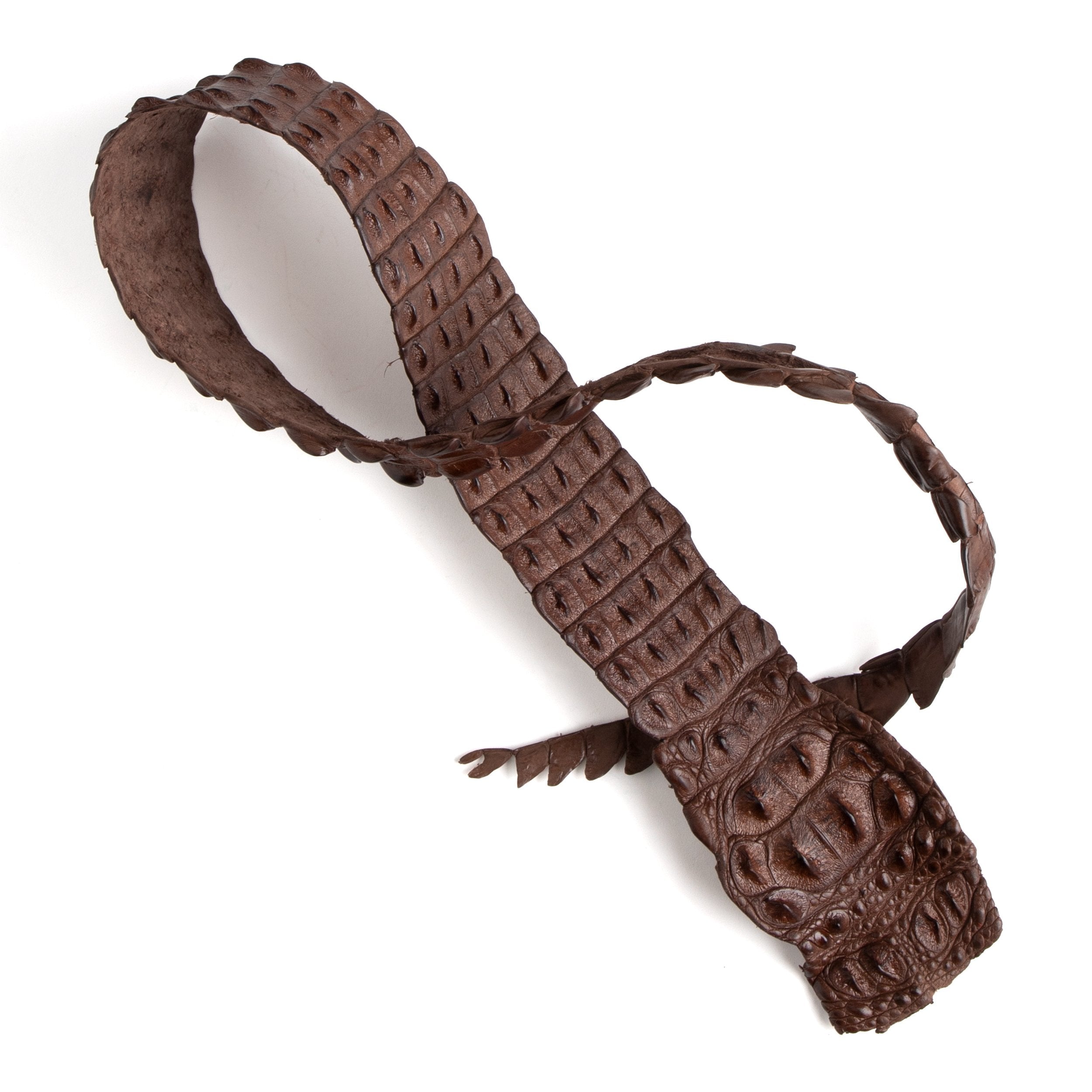 Premium Genuine Crocodile Backstrap Leather - Durable & Luxurious for Wallets, Belts & Handbags - Perfect for High-End Fashion & Accessories