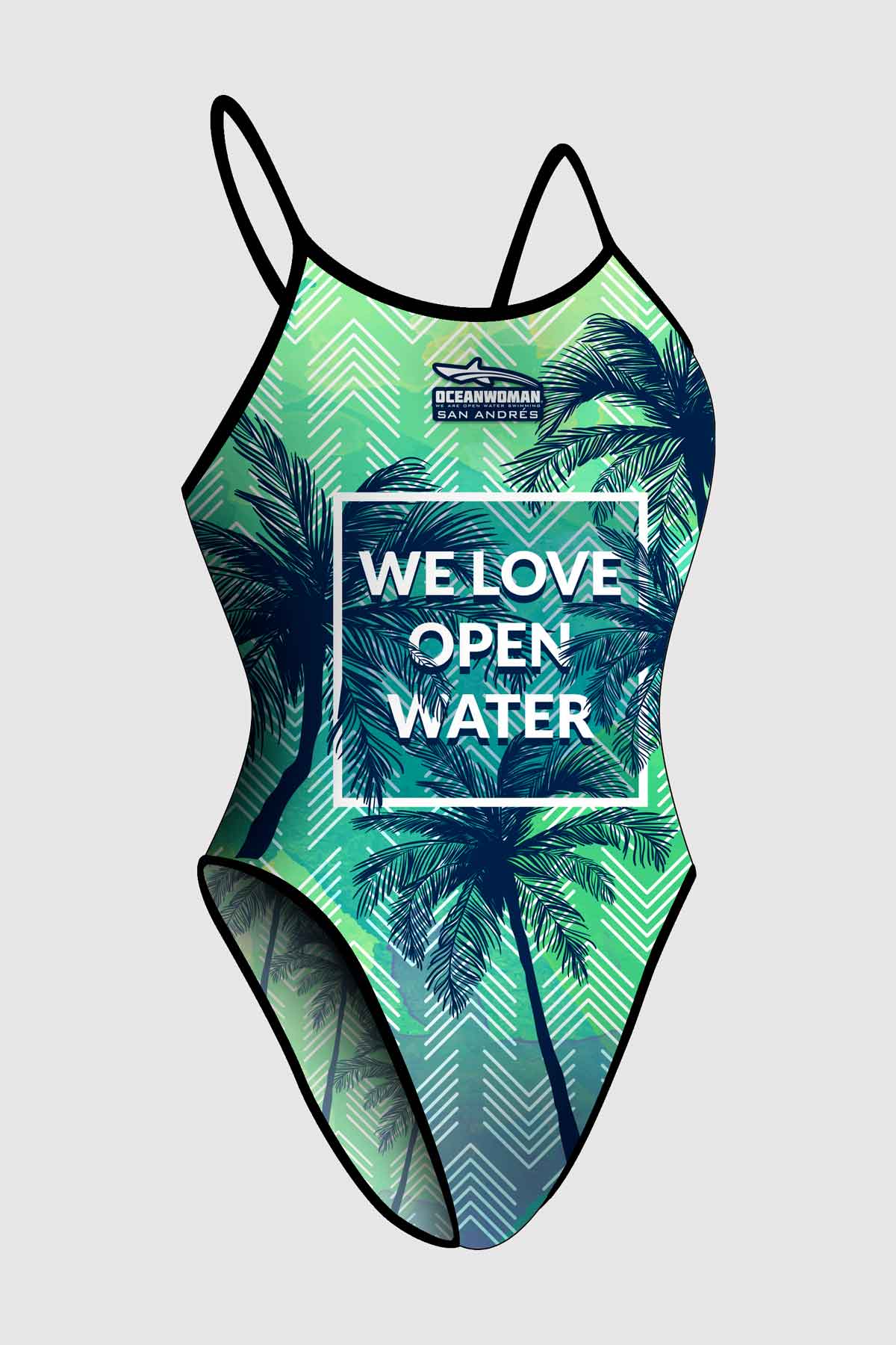 Women's San Andres One Piece Swimsuit - Sexy High Waisted Bathing Suit with Tummy Control - Perfect for Beach, Pool & Summer Vacation
