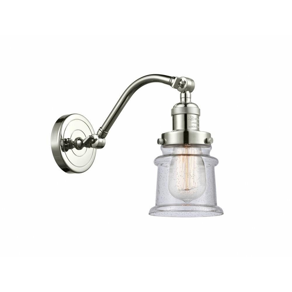 Innovations Lighting 515-1W-PN-G184S Bare Bulb 1-Light Cord Set in Polished Nickel - Vintage Edison Style Pendant Light for Kitchen Island, Dining Room, or Bedroom Decor